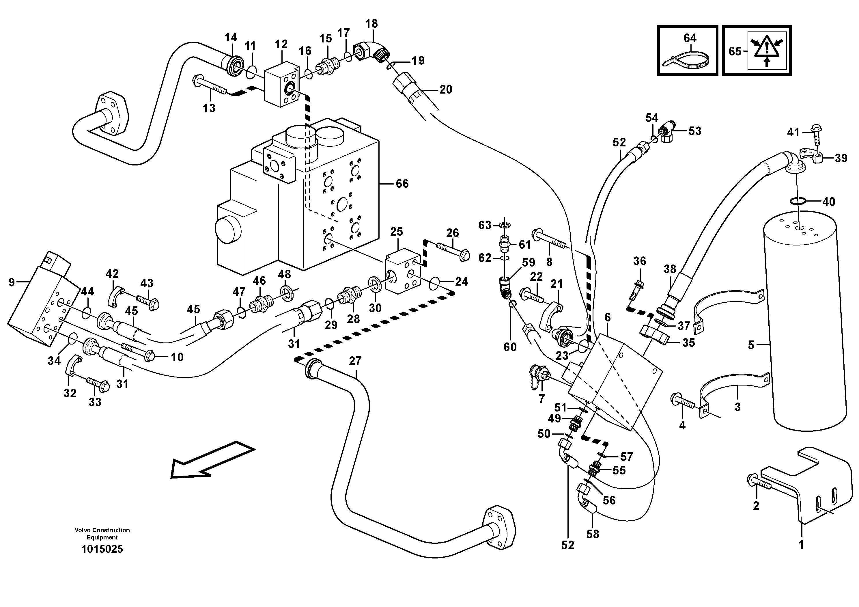 Boom suspension system  80931 — volvo parts diagram