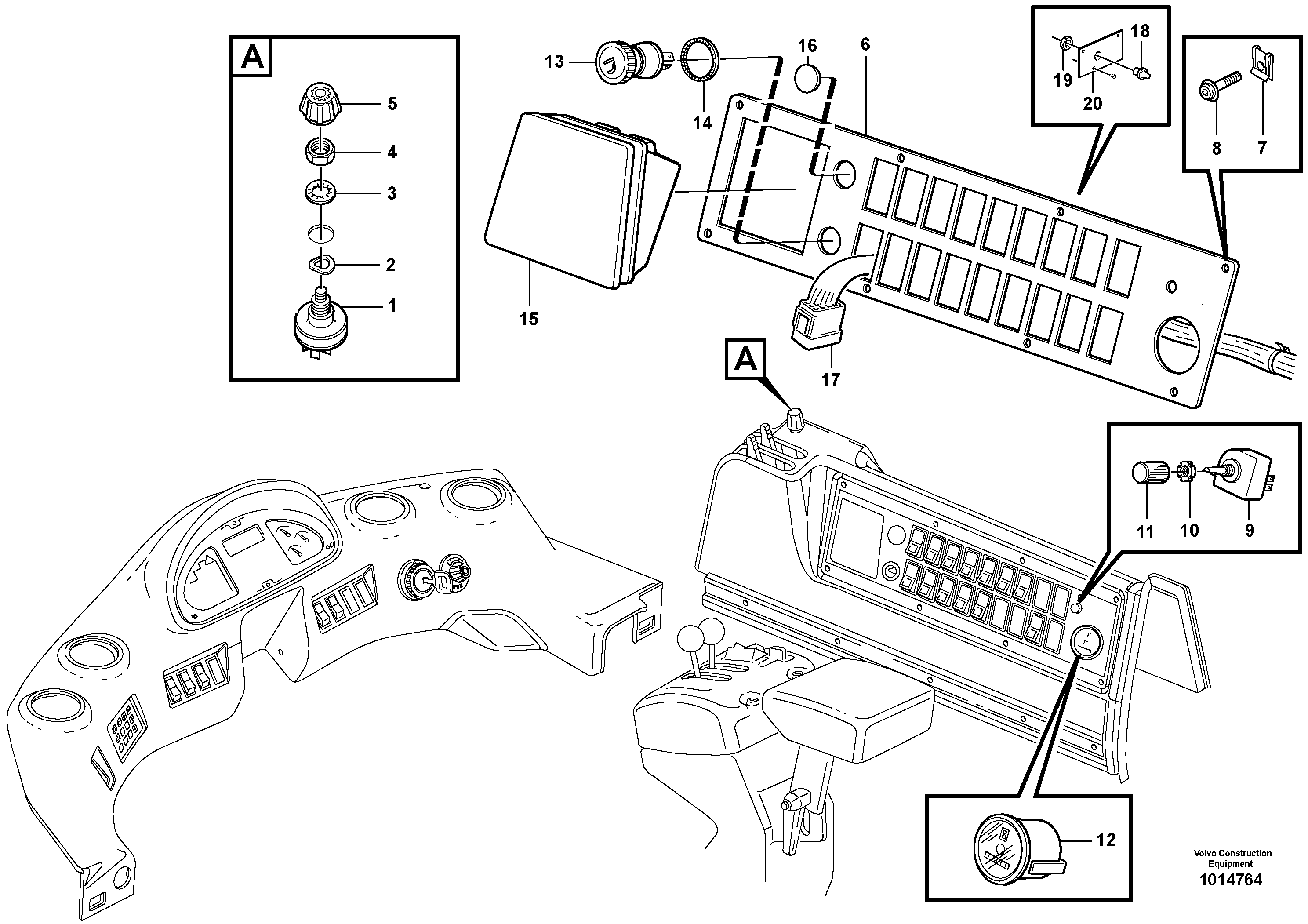 Side panel — volvo parts diagram