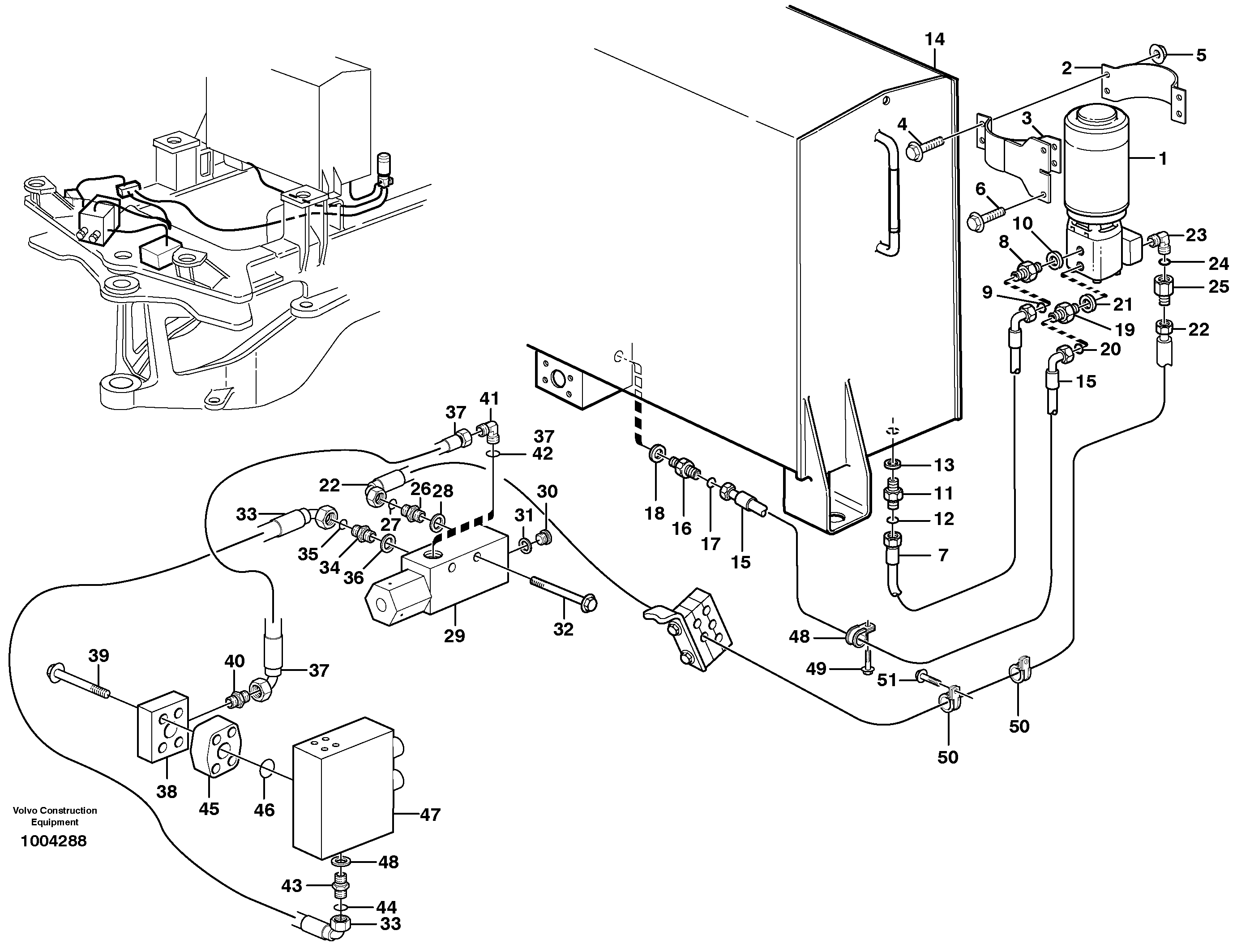 Secondary steering system.  80932 — volvo parts diagram