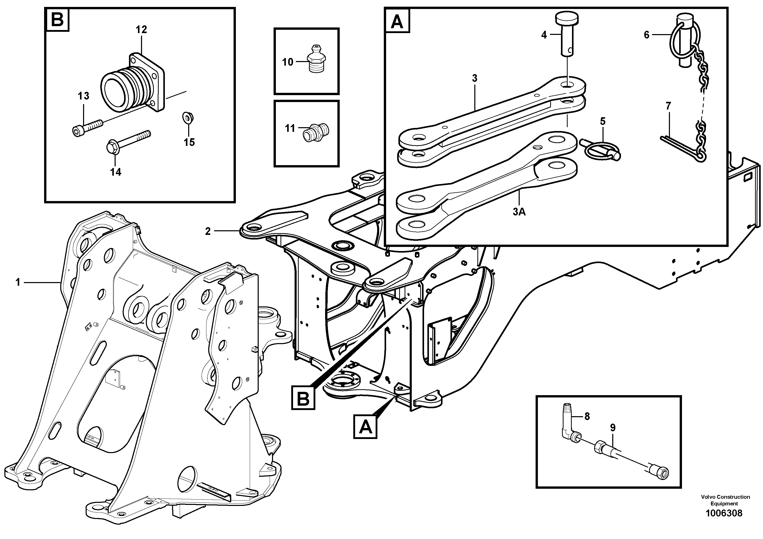 Frame — volvo parts diagram