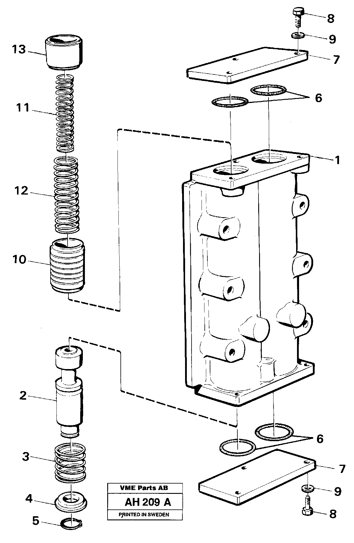 Valve, — volvo parts diagram