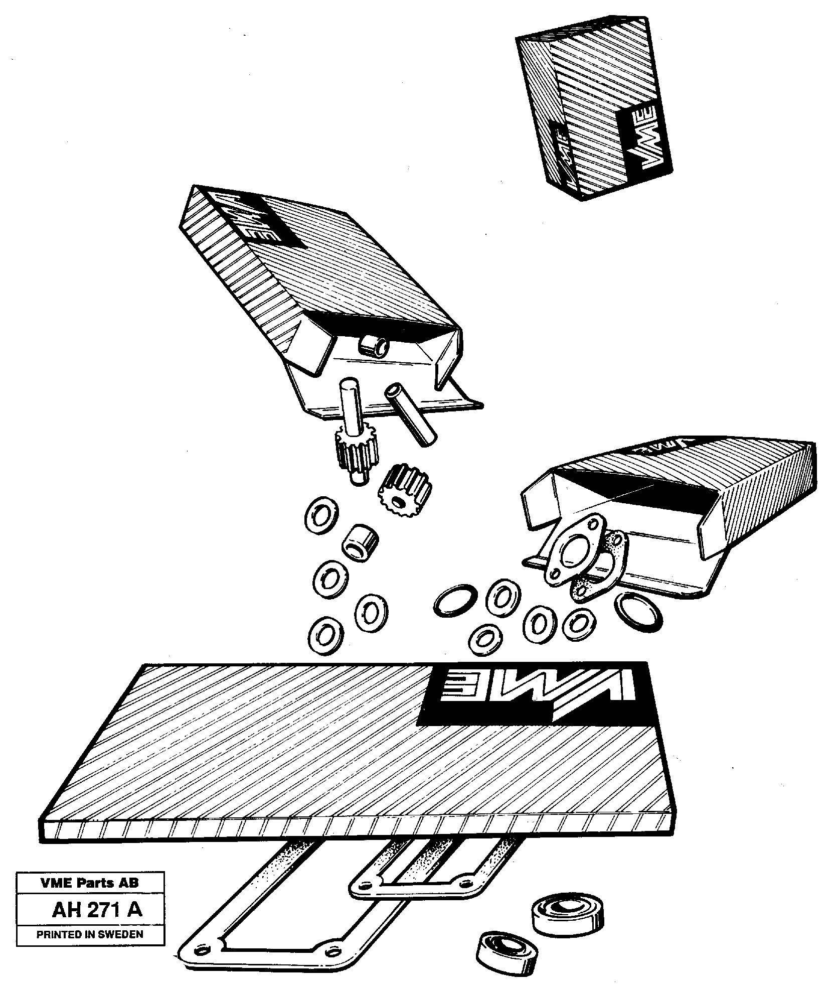 Repair kits for engine — volvo parts diagram