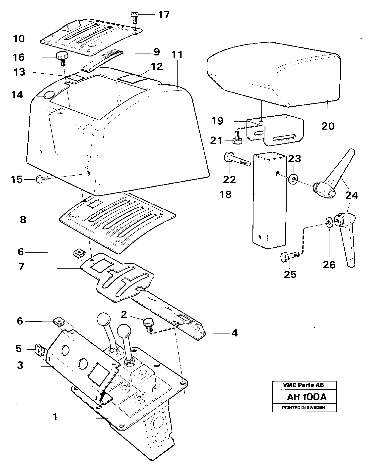 Servo valve, assembly — volvo parts diagram