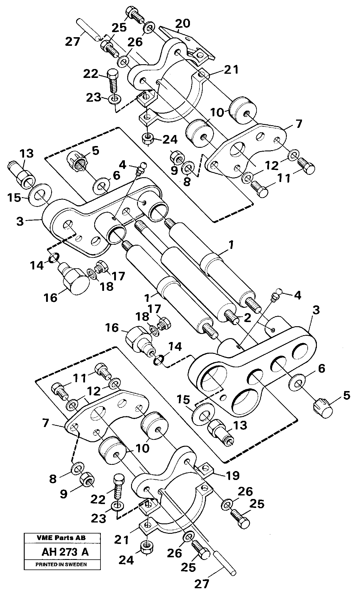 Automatic hose coupling  91320 — volvo parts diagram