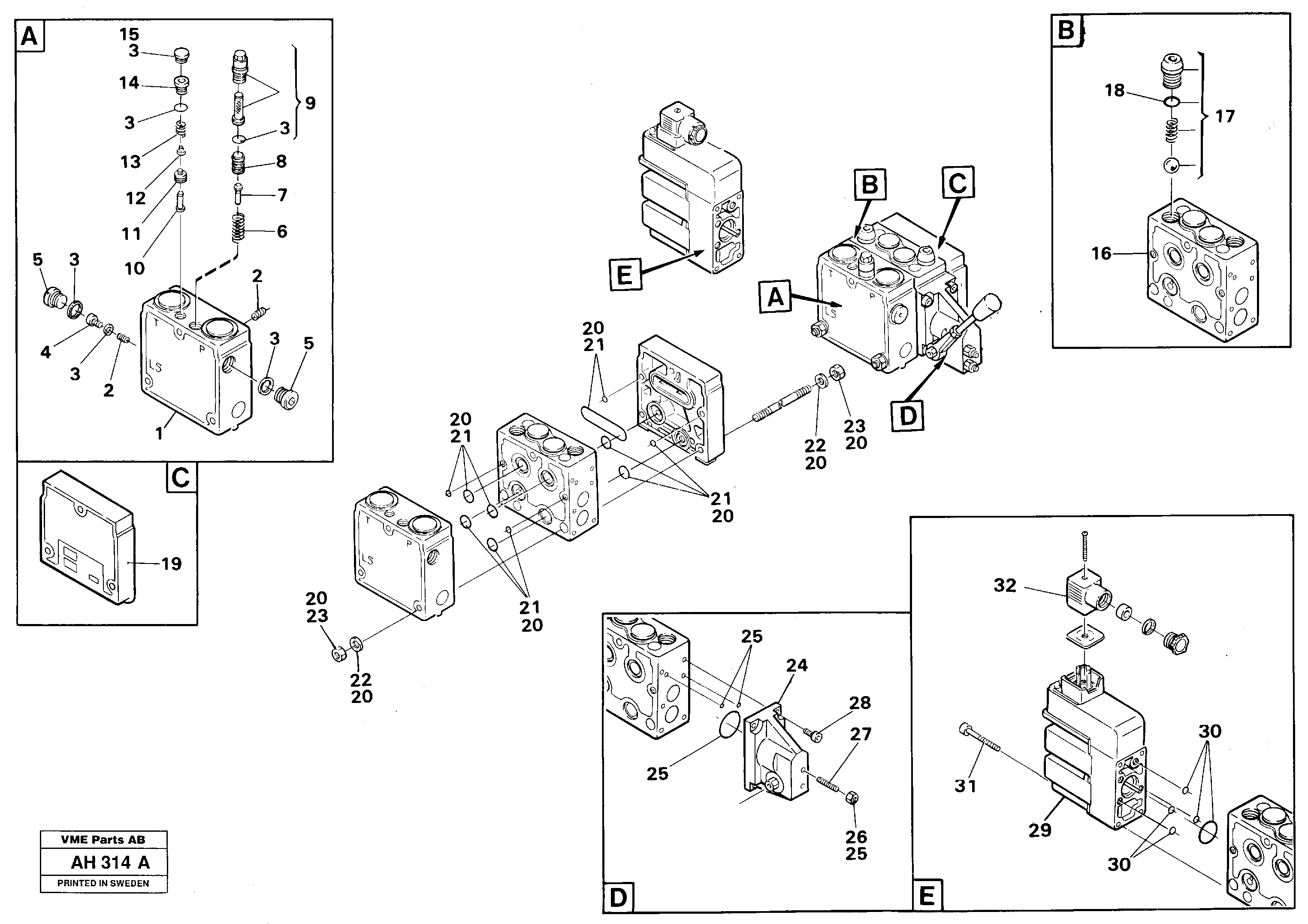 Valve, 91917 — volvo parts diagram
