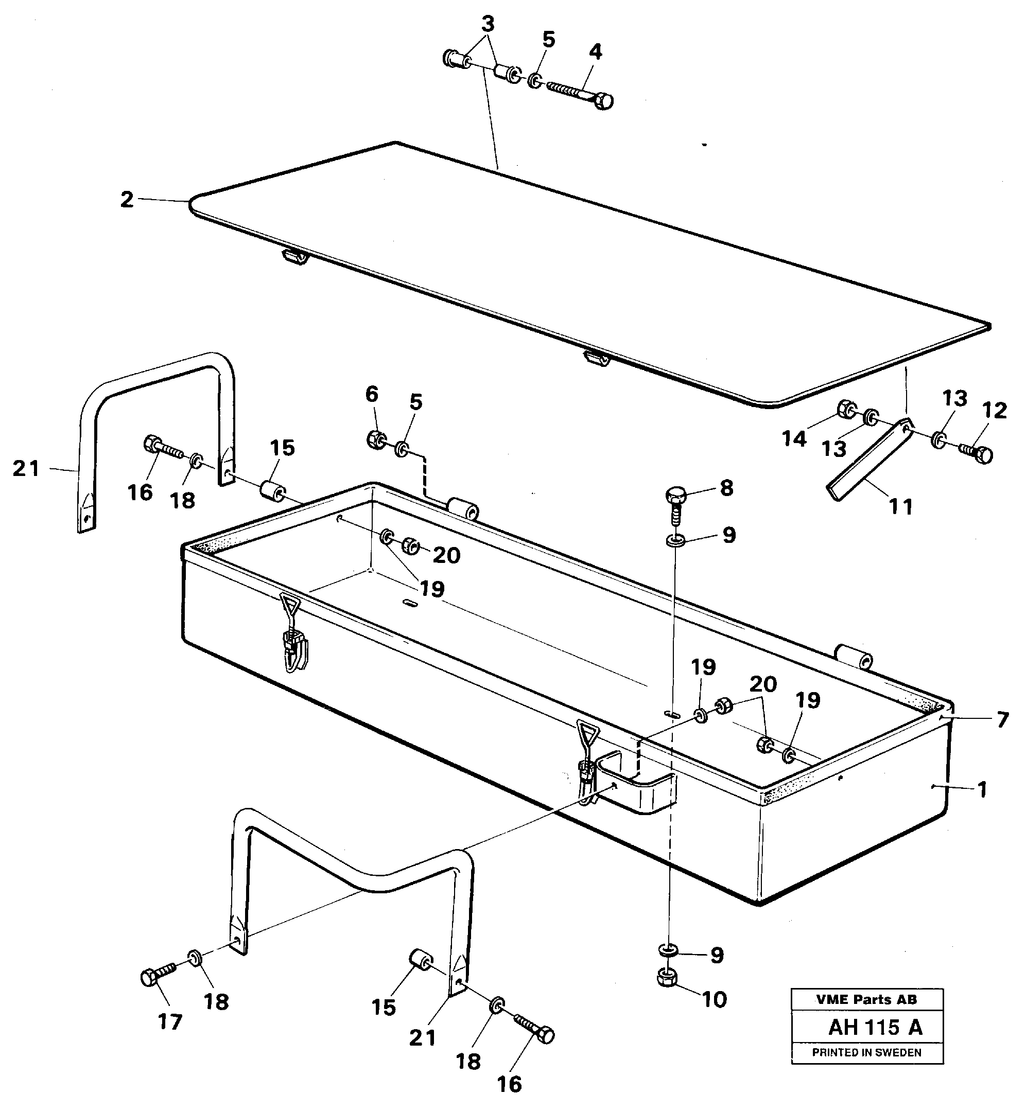 Toolbox 91837 — volvo parts diagram