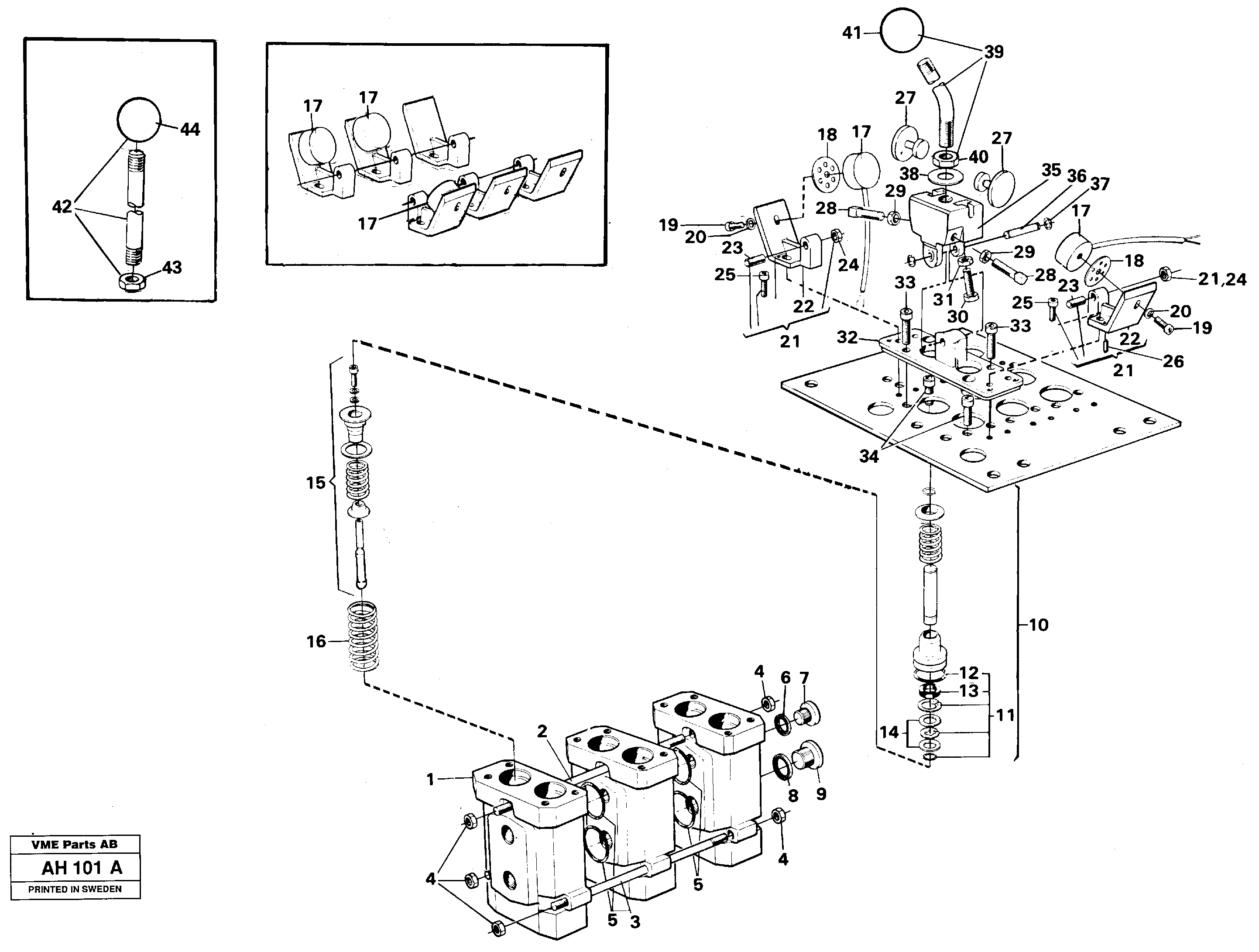 Servo valve — volvo parts diagram