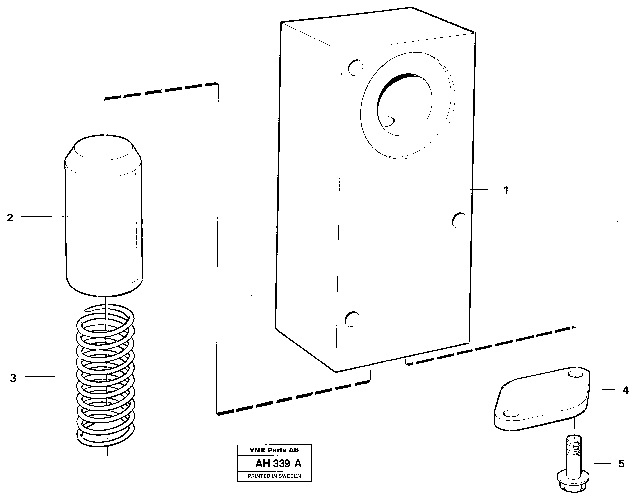 Safety valve — volvo parts diagram