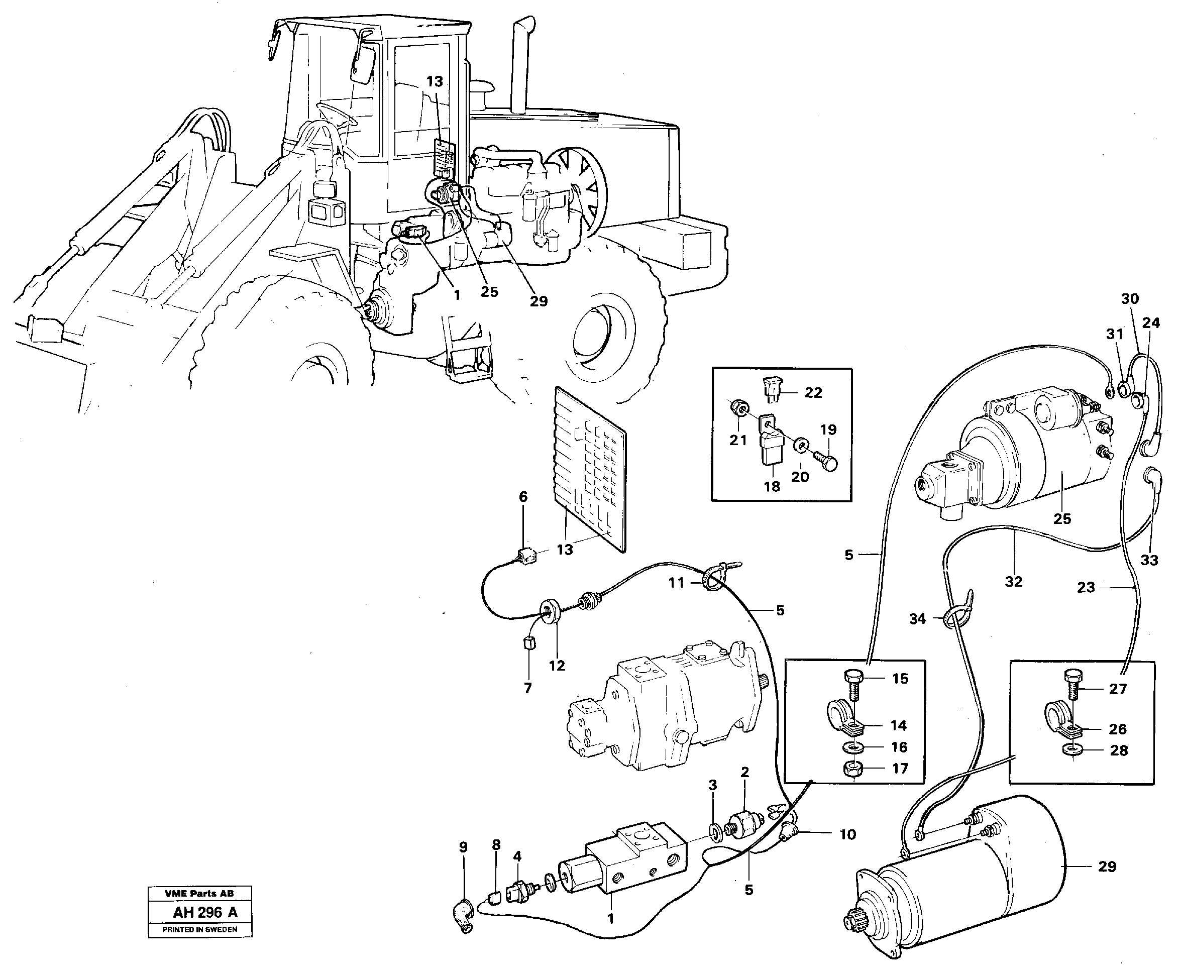 Electrical system: Secondary steering system  91918 — volvo parts diagram