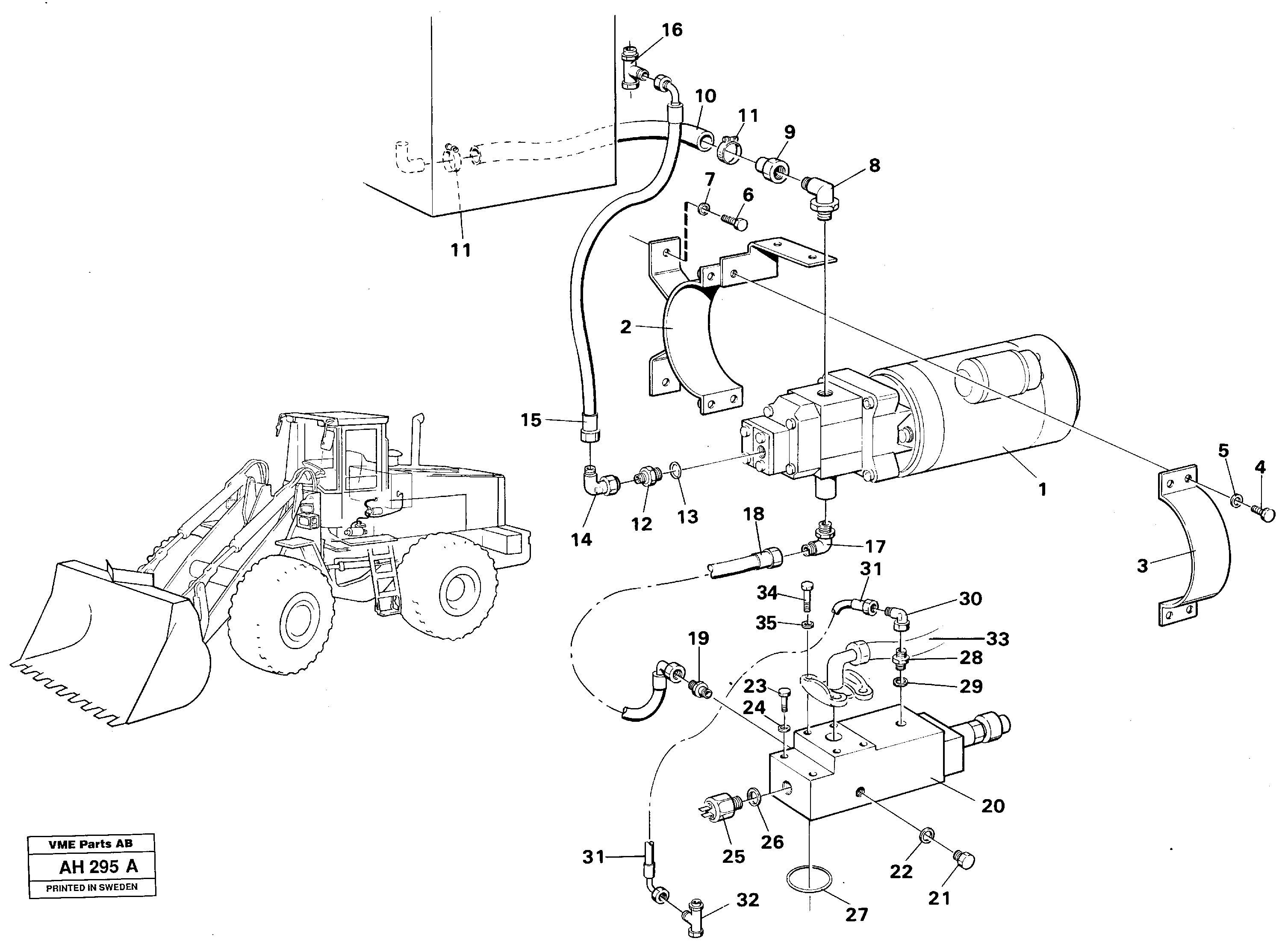 Auxiliary steering system 91918 — volvo parts diagram