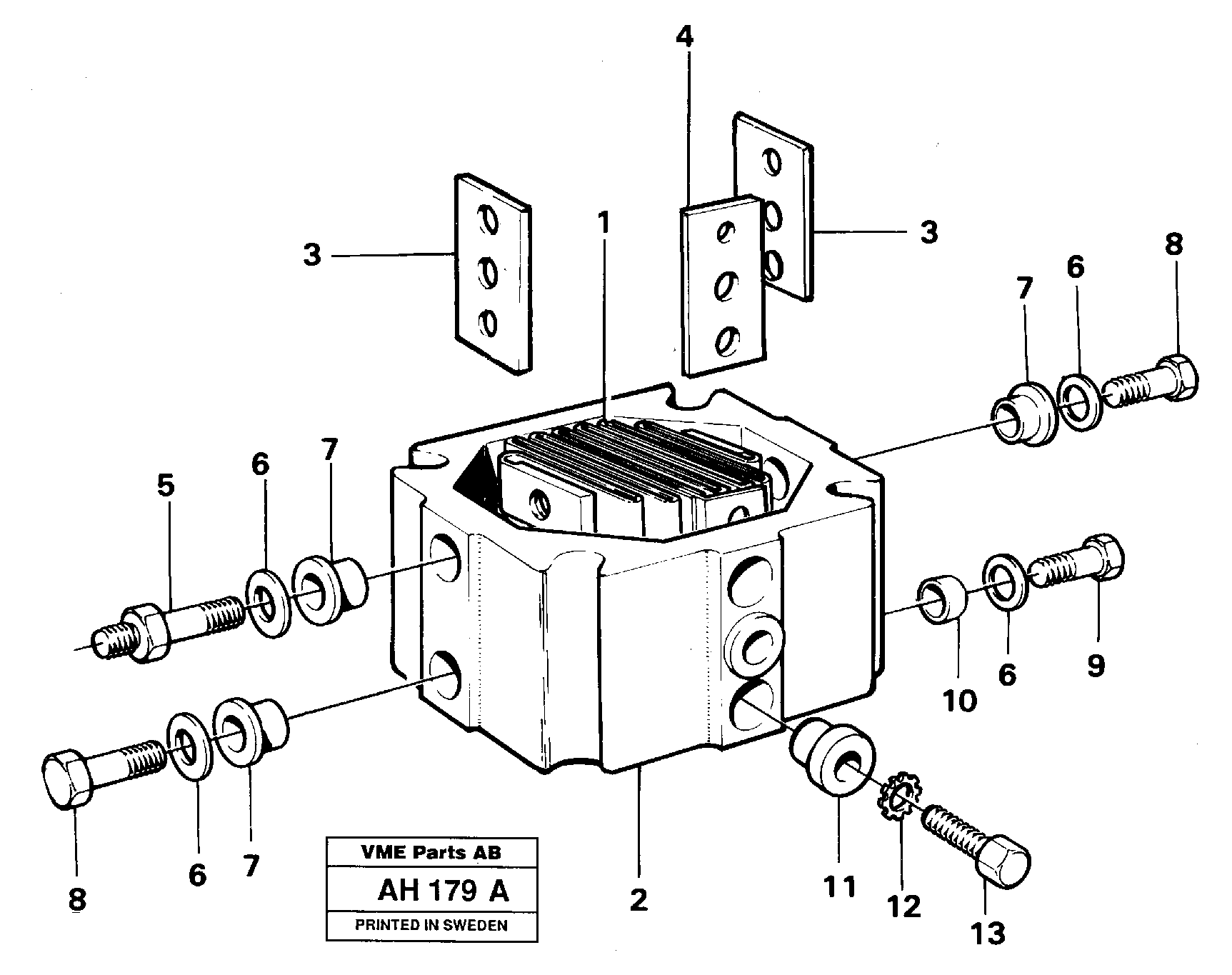 Starter element — volvo parts diagram
