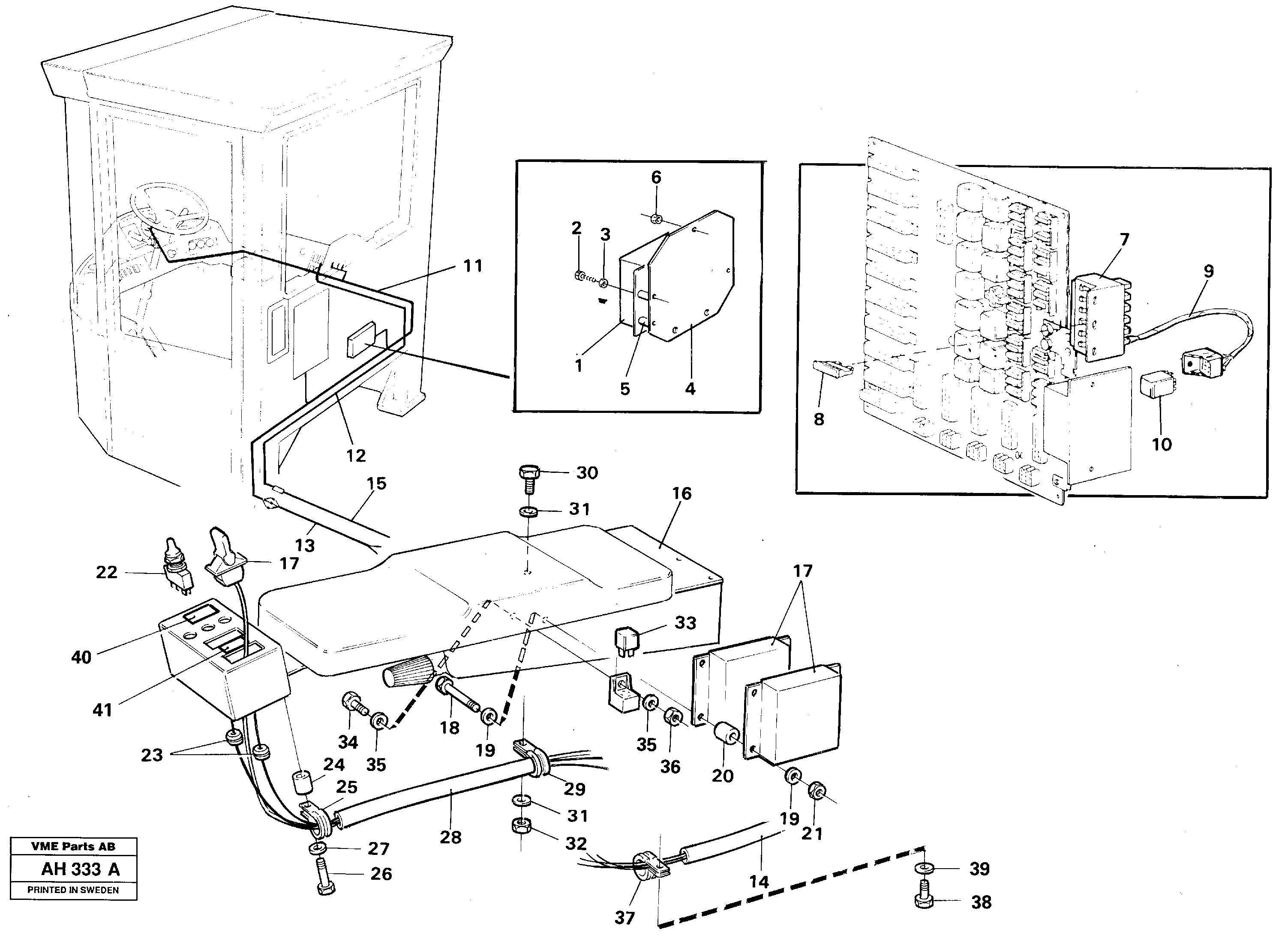 Electrical system 2 - cicuit hydr. system  92418 — volvo parts diagram