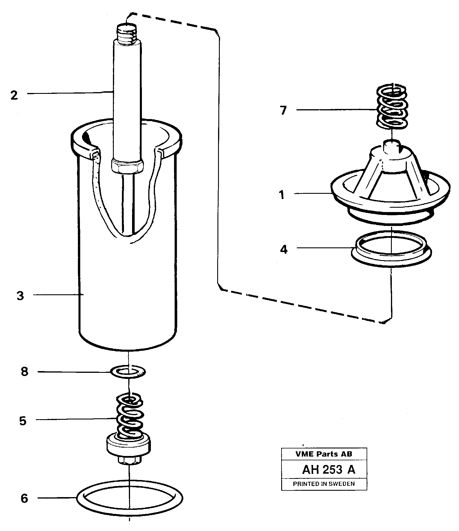 Oil filter — volvo parts diagram