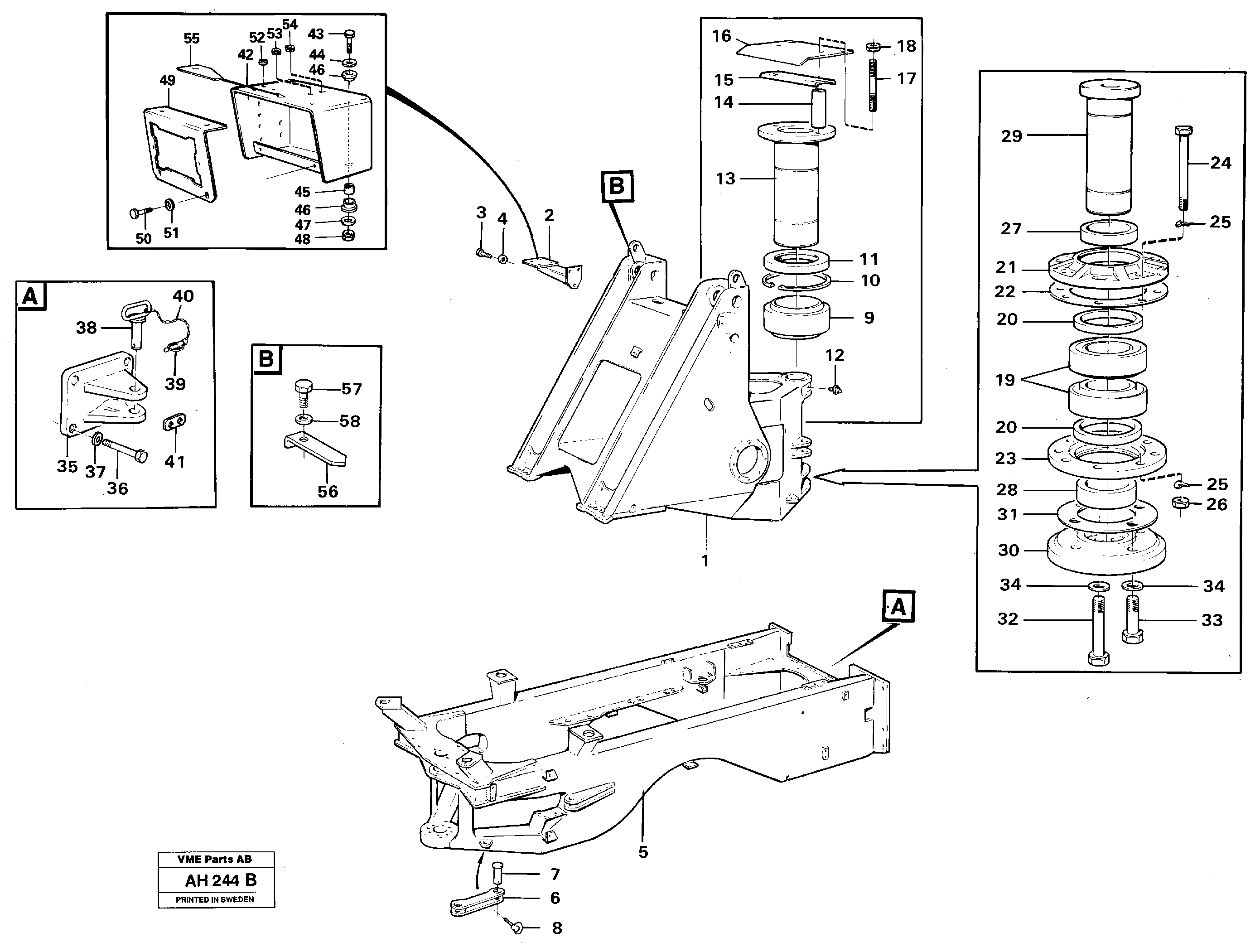 Frame — volvo parts diagram