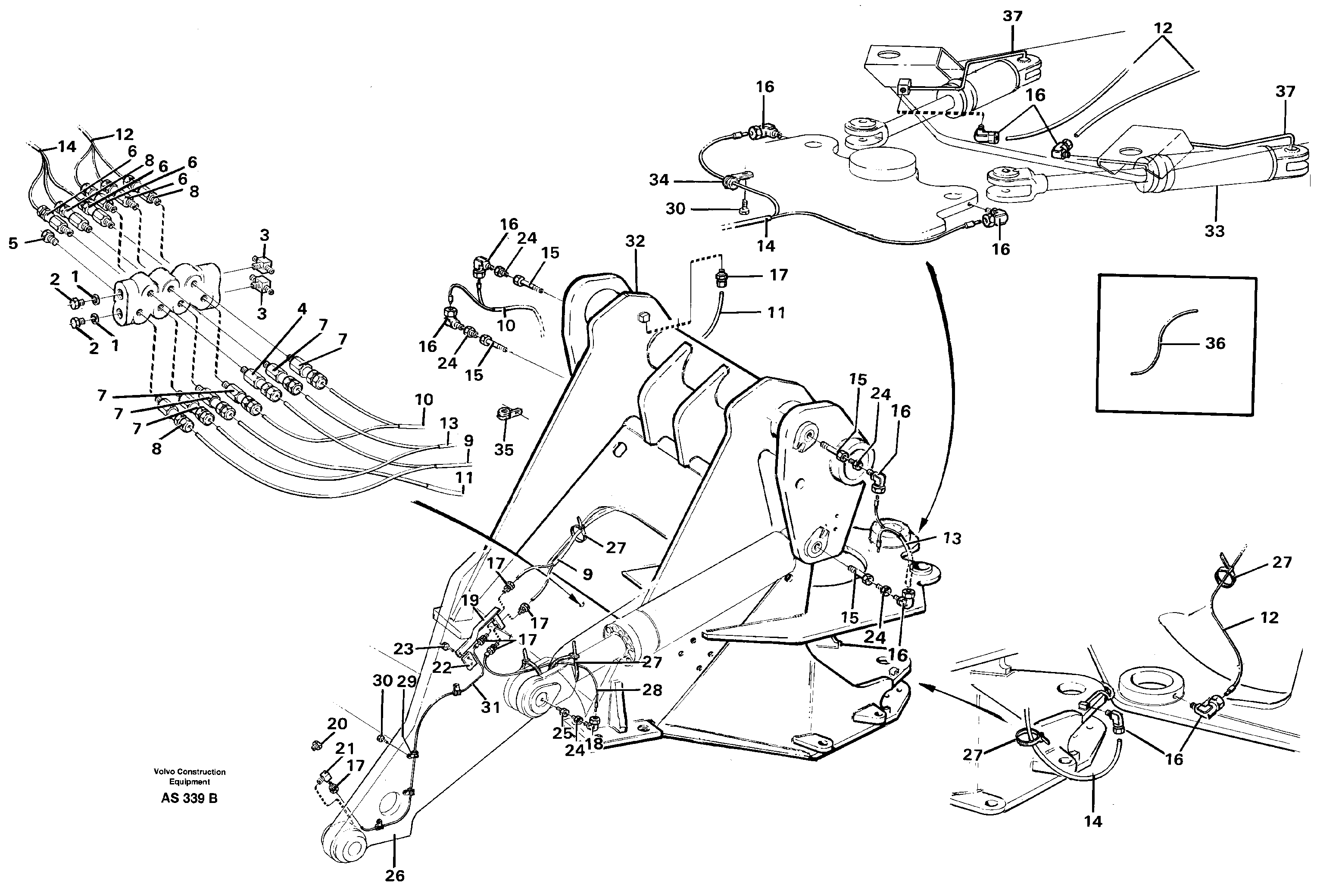 Distribution block, B1 92754 — volvo parts diagram