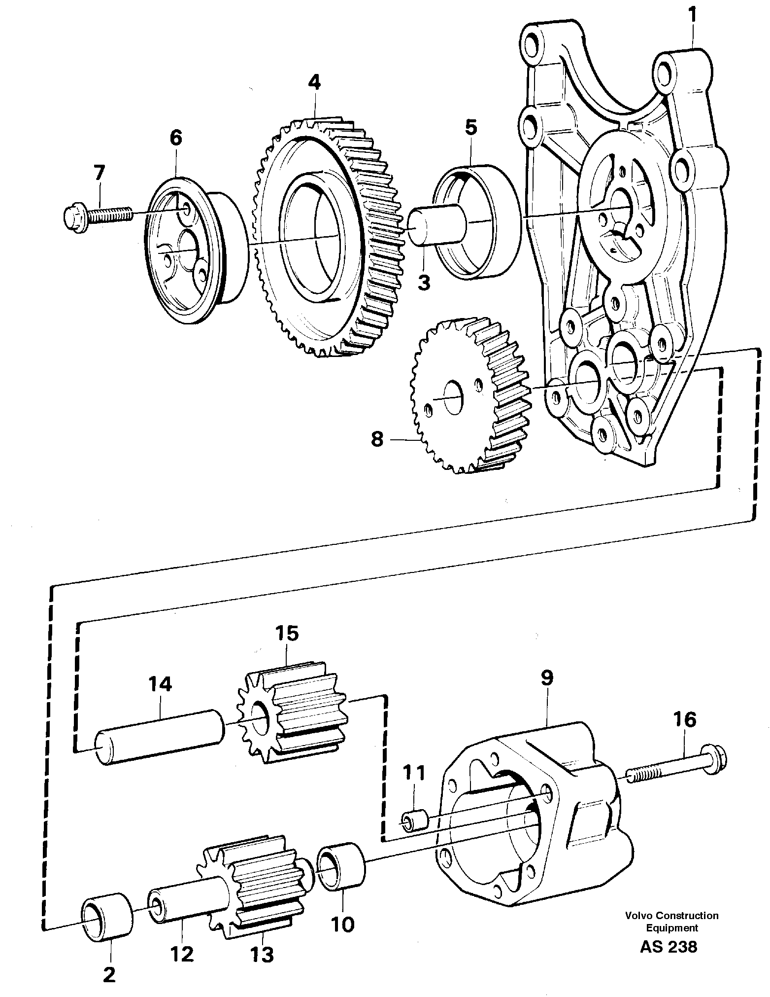 Oil pump — volvo parts diagram