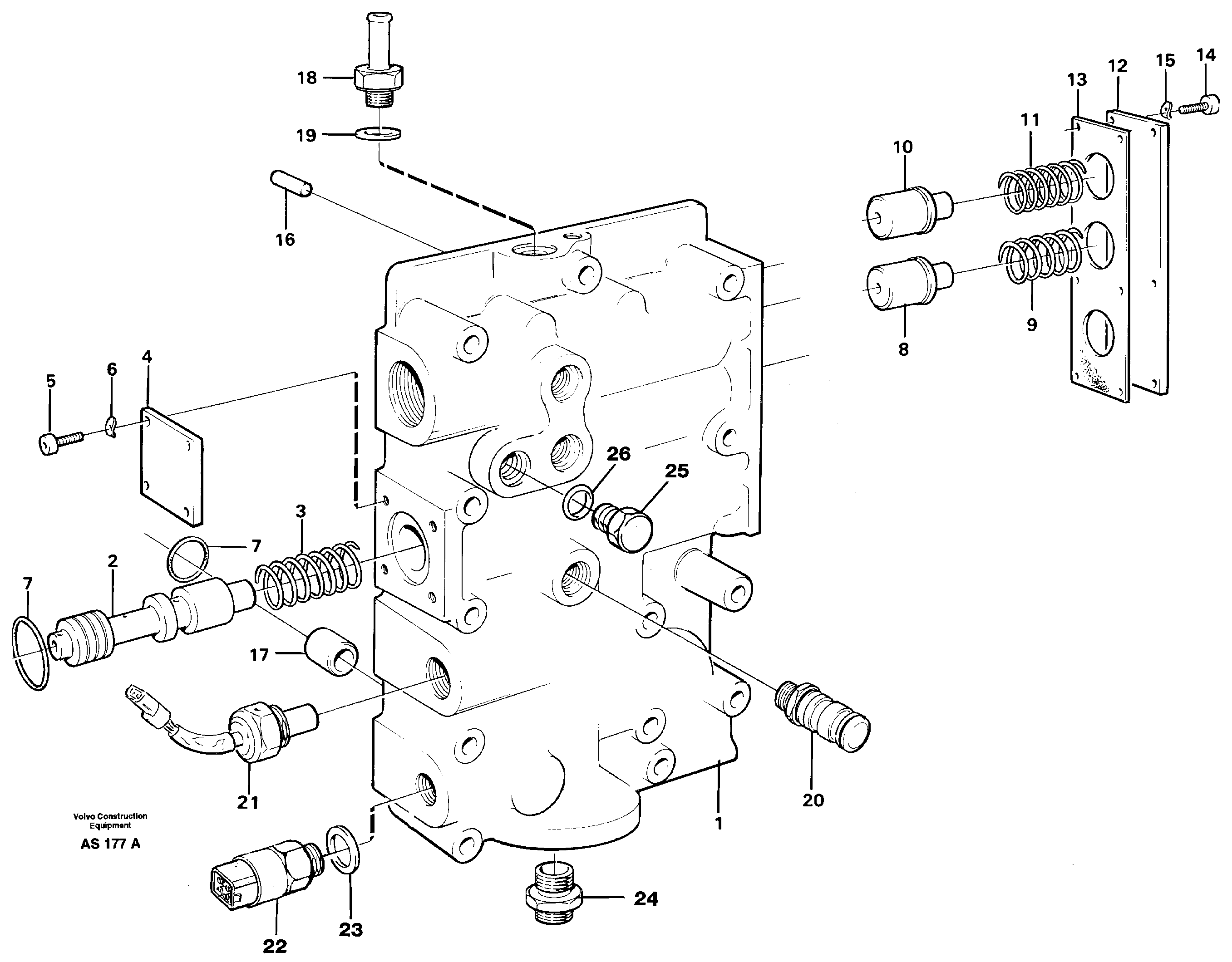 Pressure limiting valve — volvo parts diagram