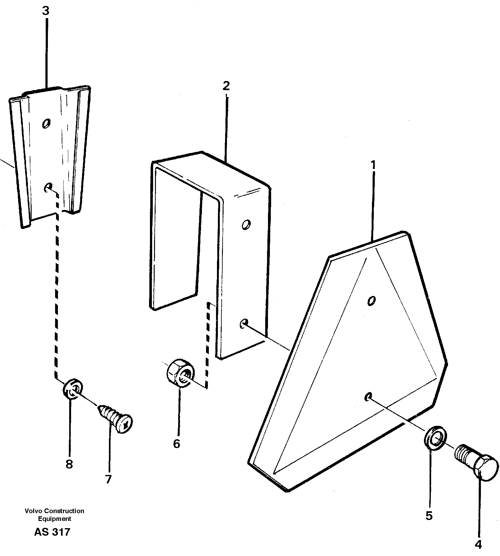 LGF - sign, Slow moving vehicle 99591 — volvo parts diagram