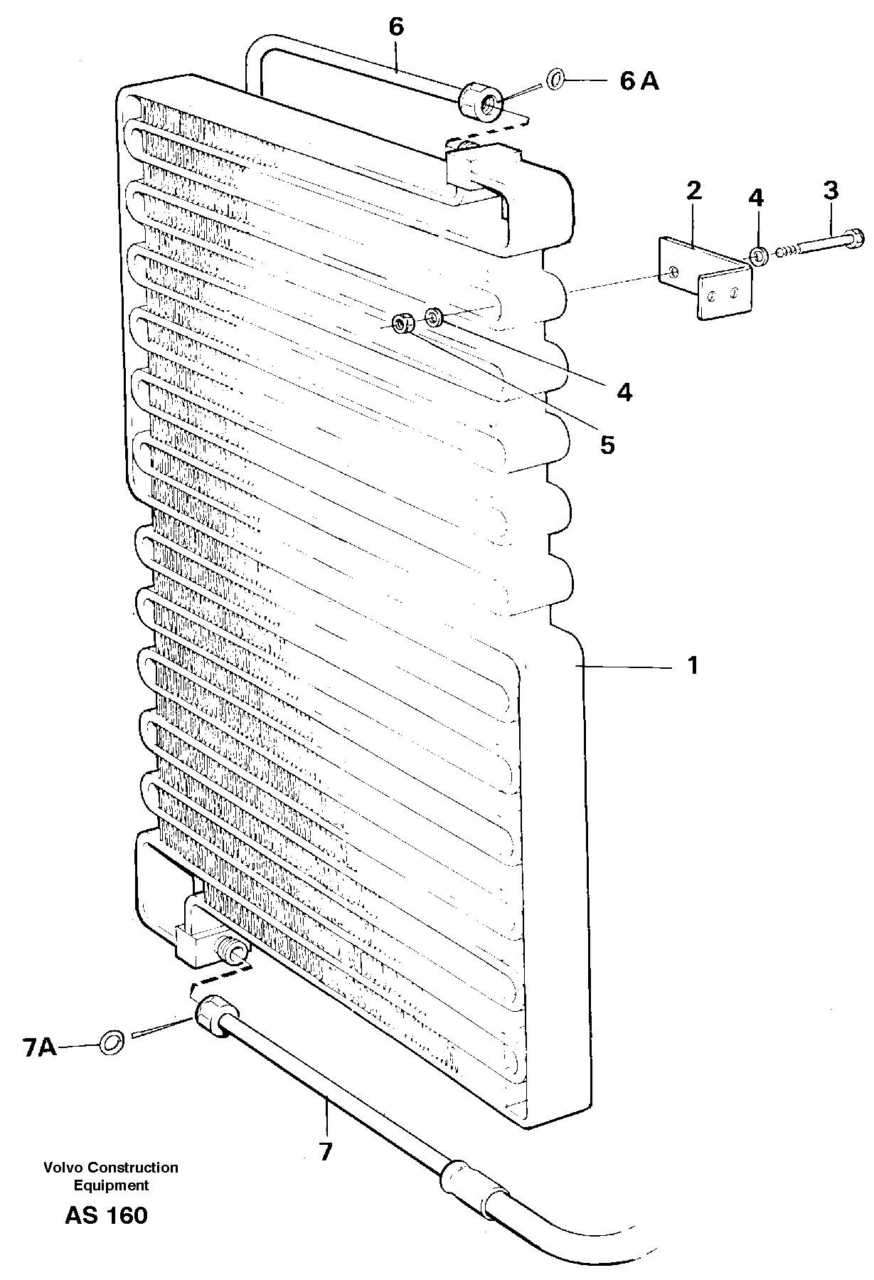 Condenser Assemly 94529, 92632 — volvo parts diagram