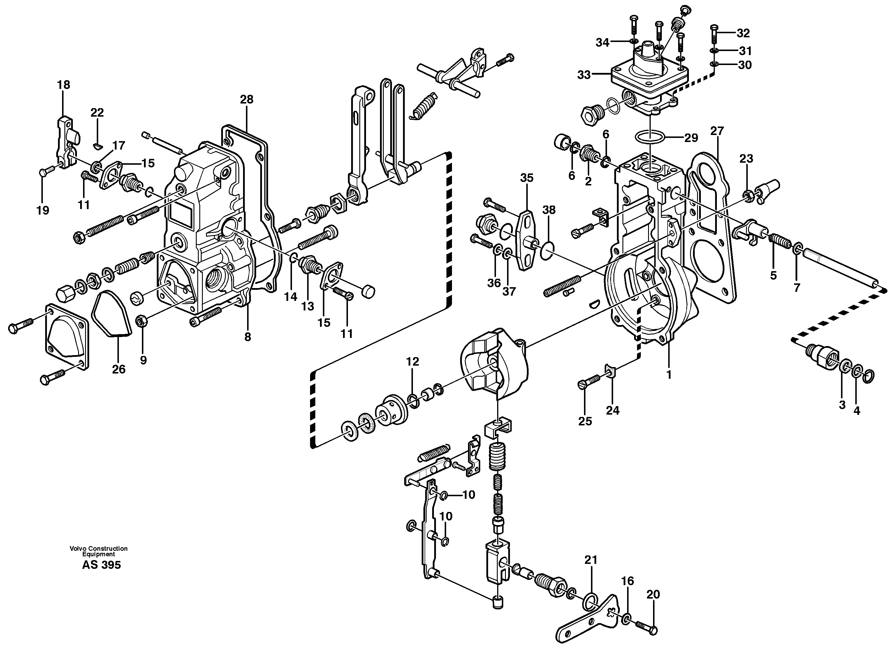 Centrifugal governor — volvo parts diagram
