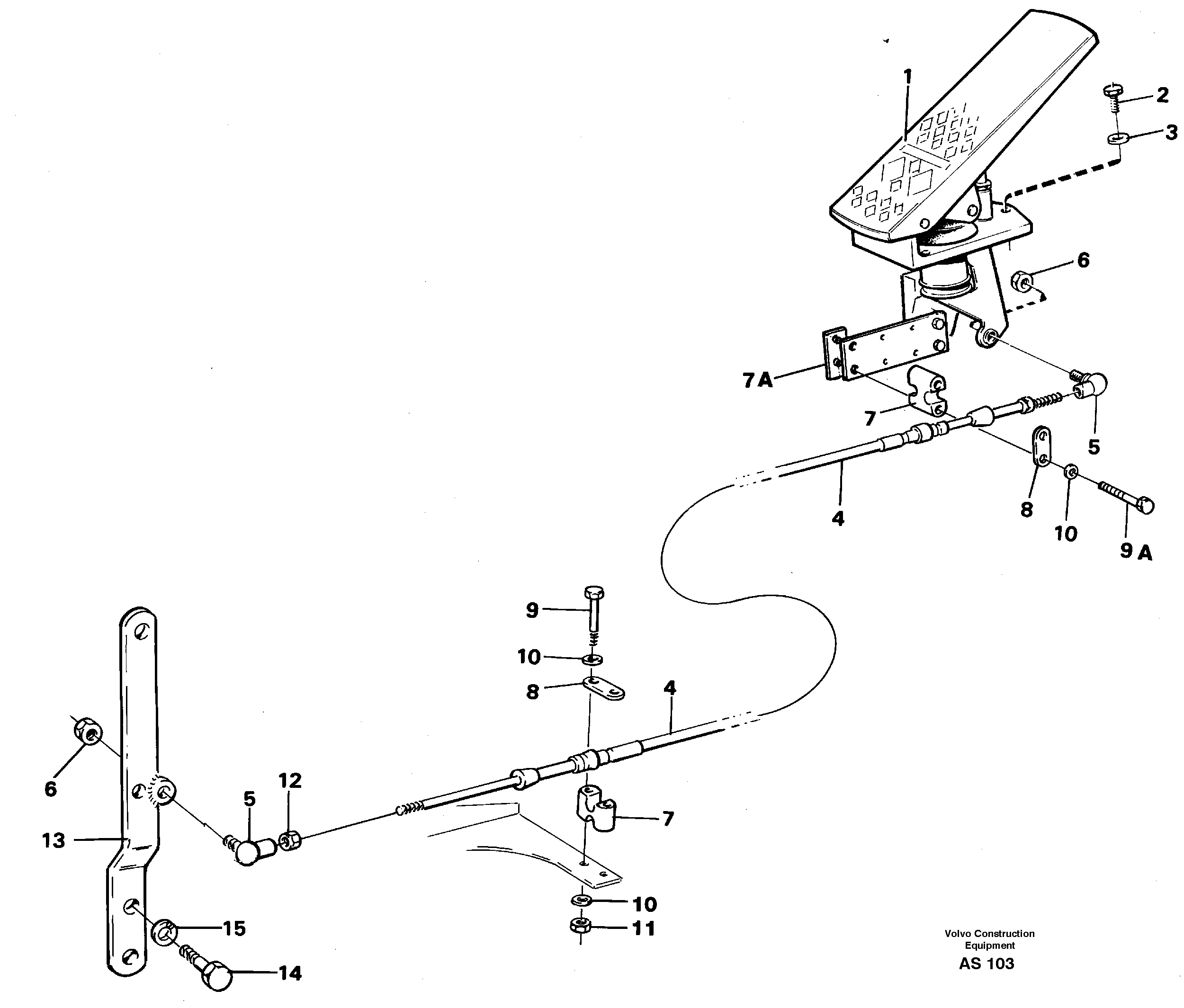 Engine speed control — volvo parts diagram