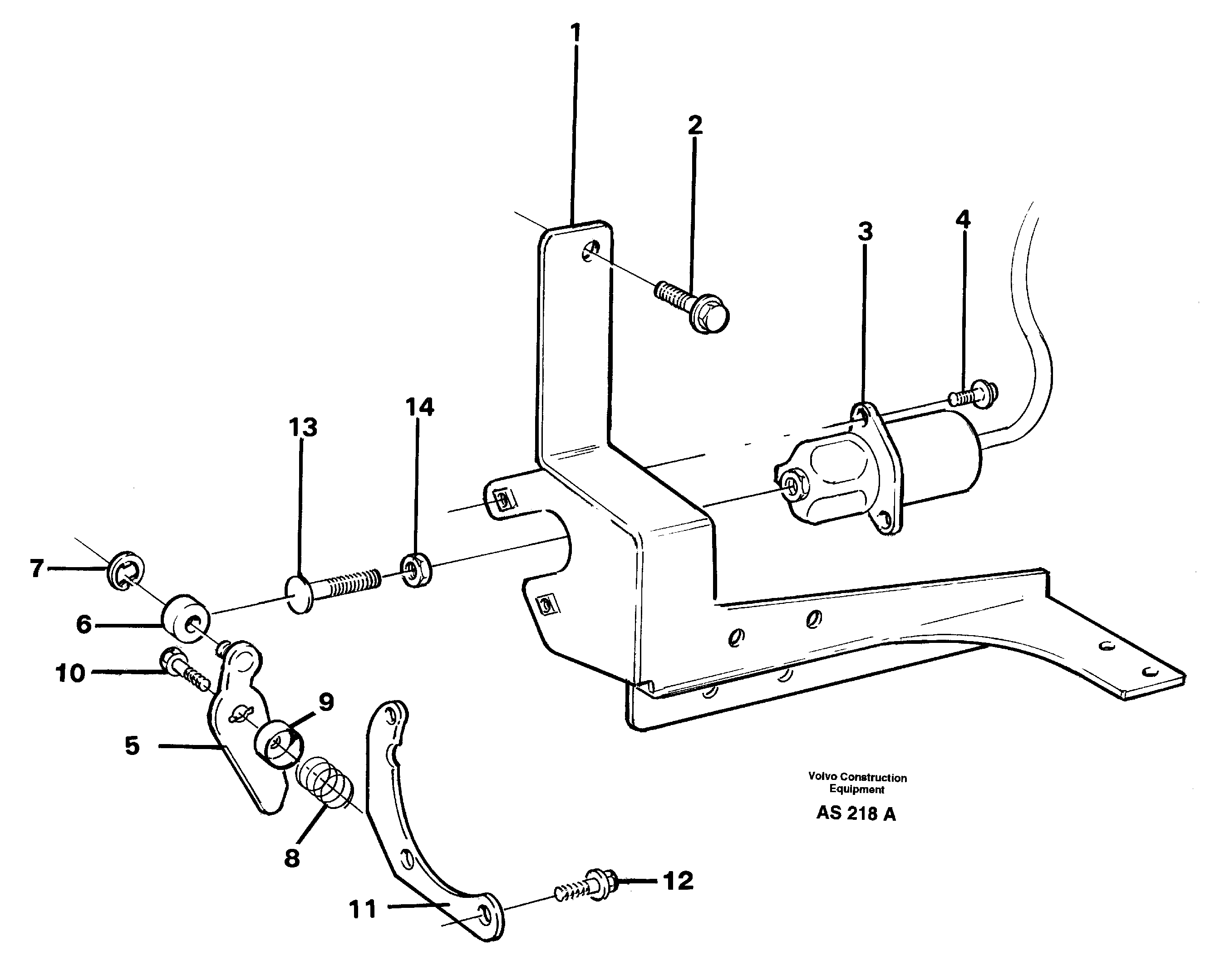 Key turn engine stop SER NO - 13476. SER NO - 70050 BRAZIL — volvo parts diagram