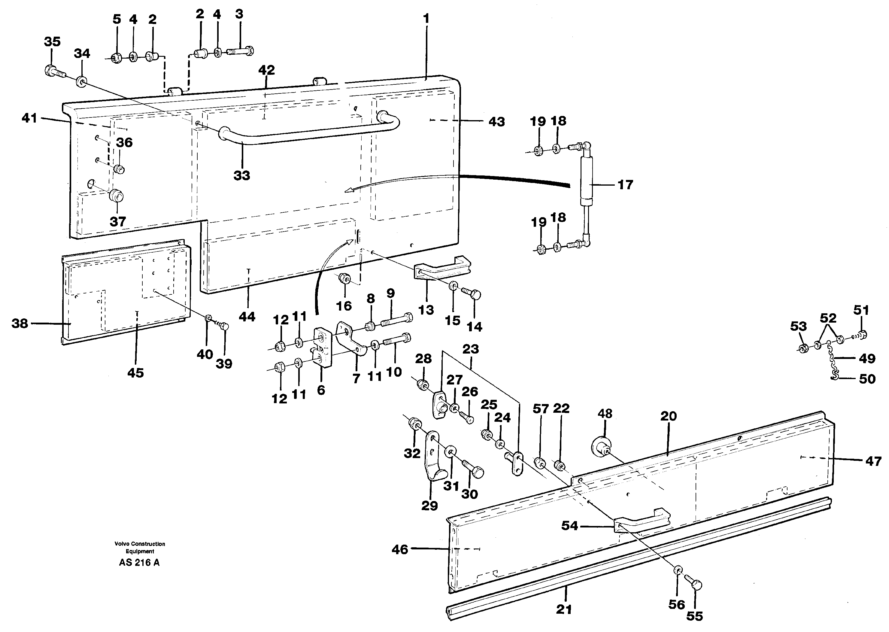 Side hatches — volvo parts diagram