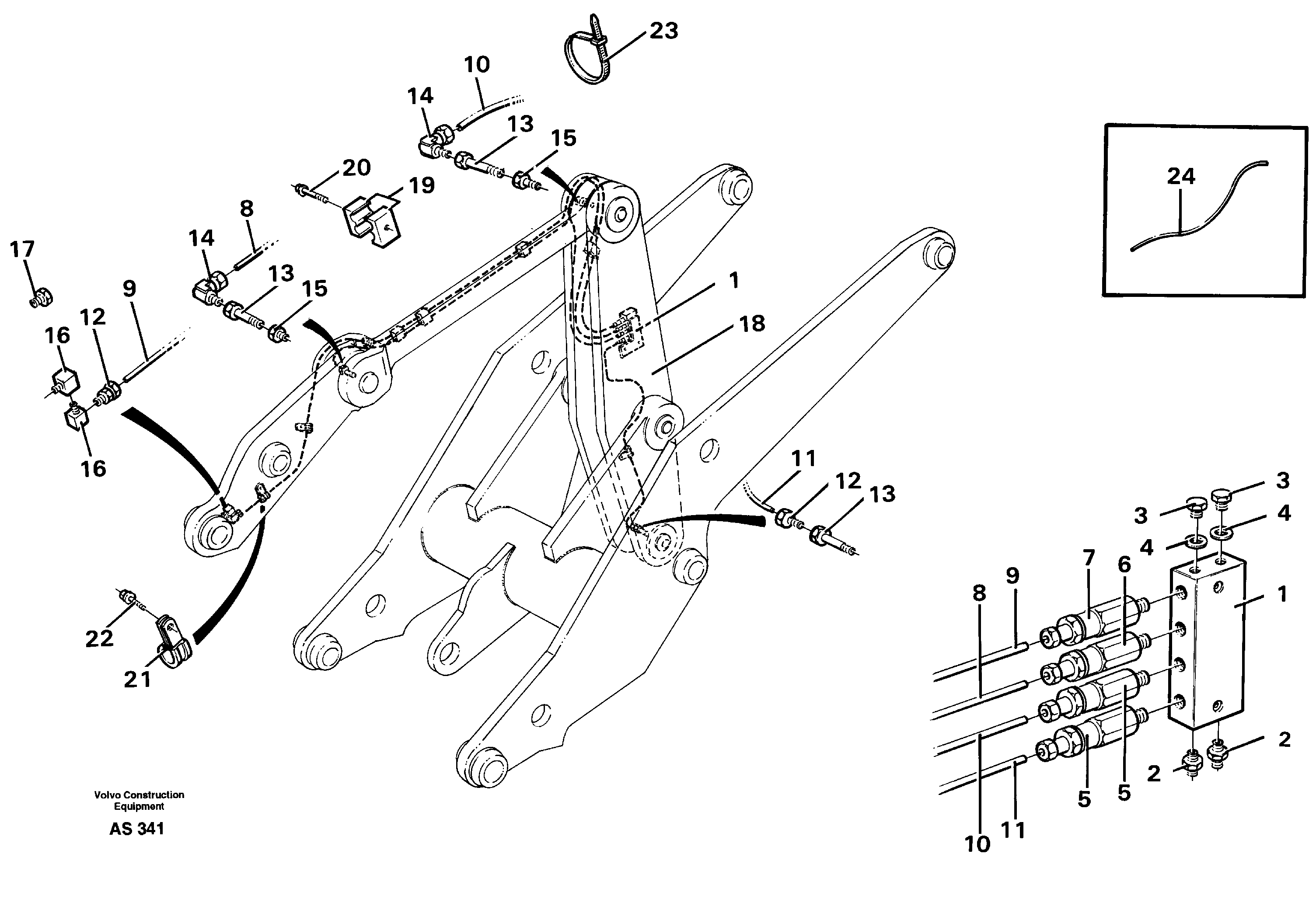 Distribution block, B3. 92754 — volvo parts diagram