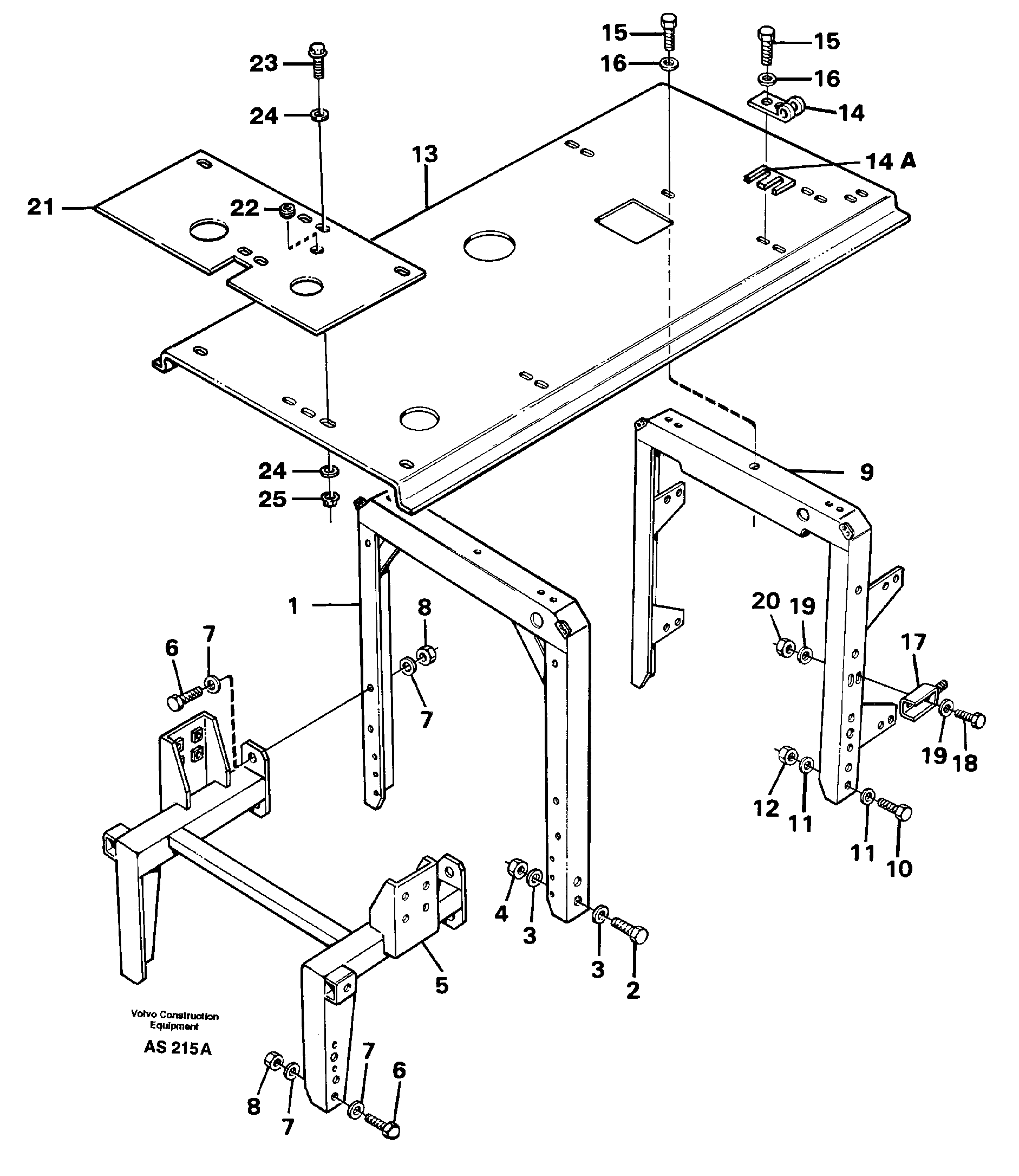 Engine cover — volvo parts diagram