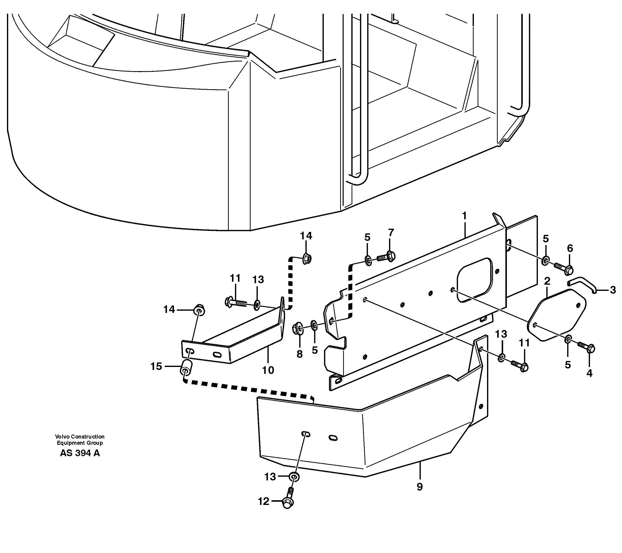 Protecting plates 80047, 92750 — volvo parts diagram