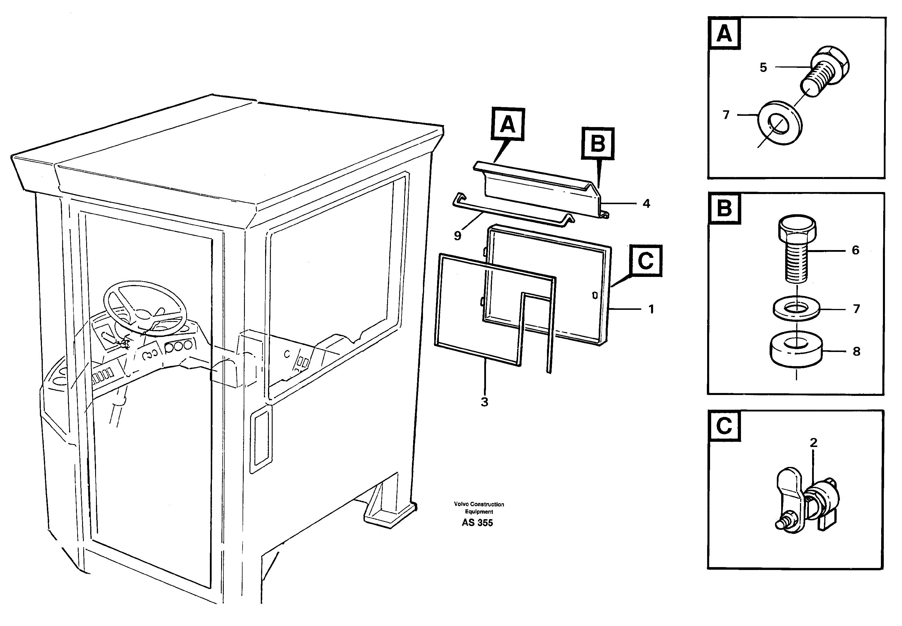 Hatch 93675 — volvo parts diagram