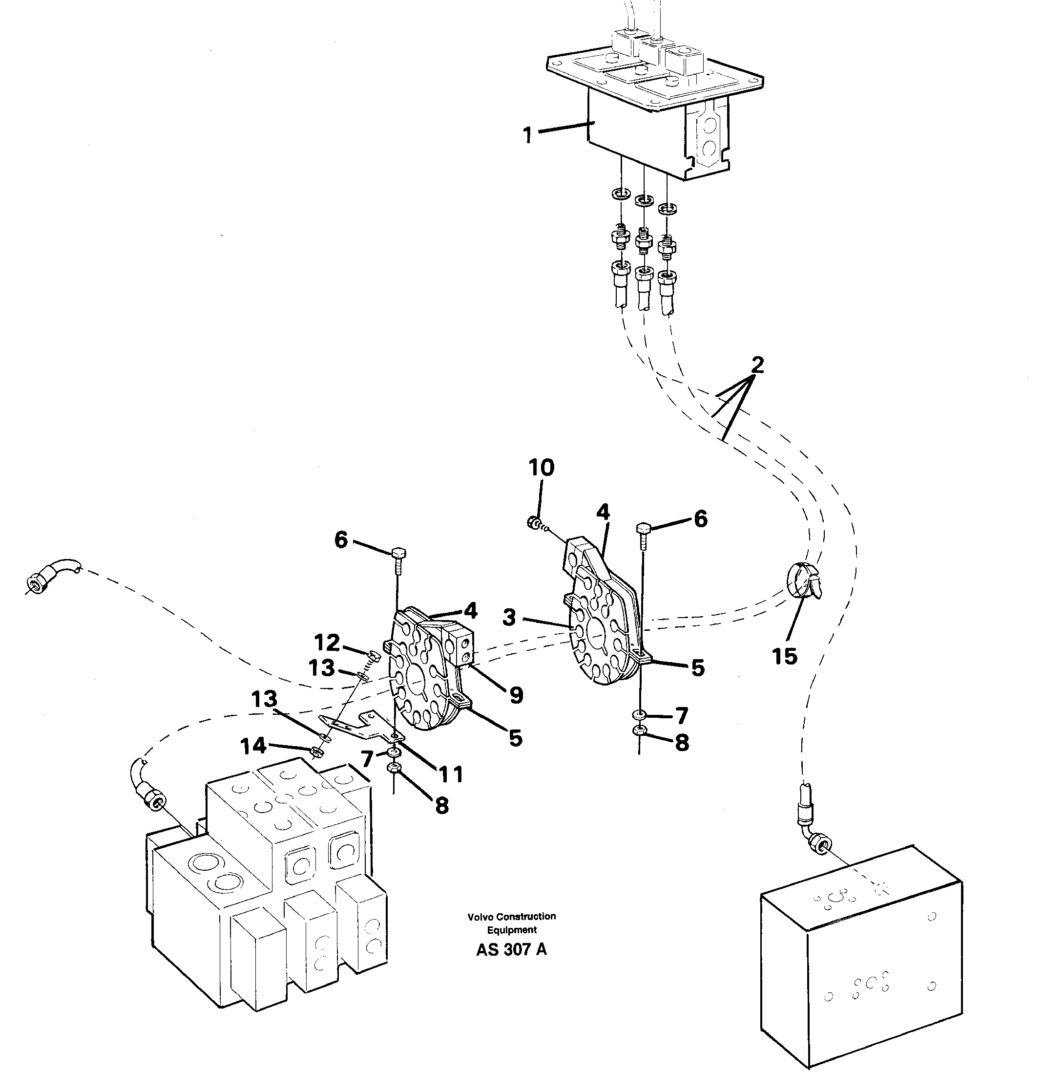 Servo - hydraulic with fitting parts — volvo parts diagram