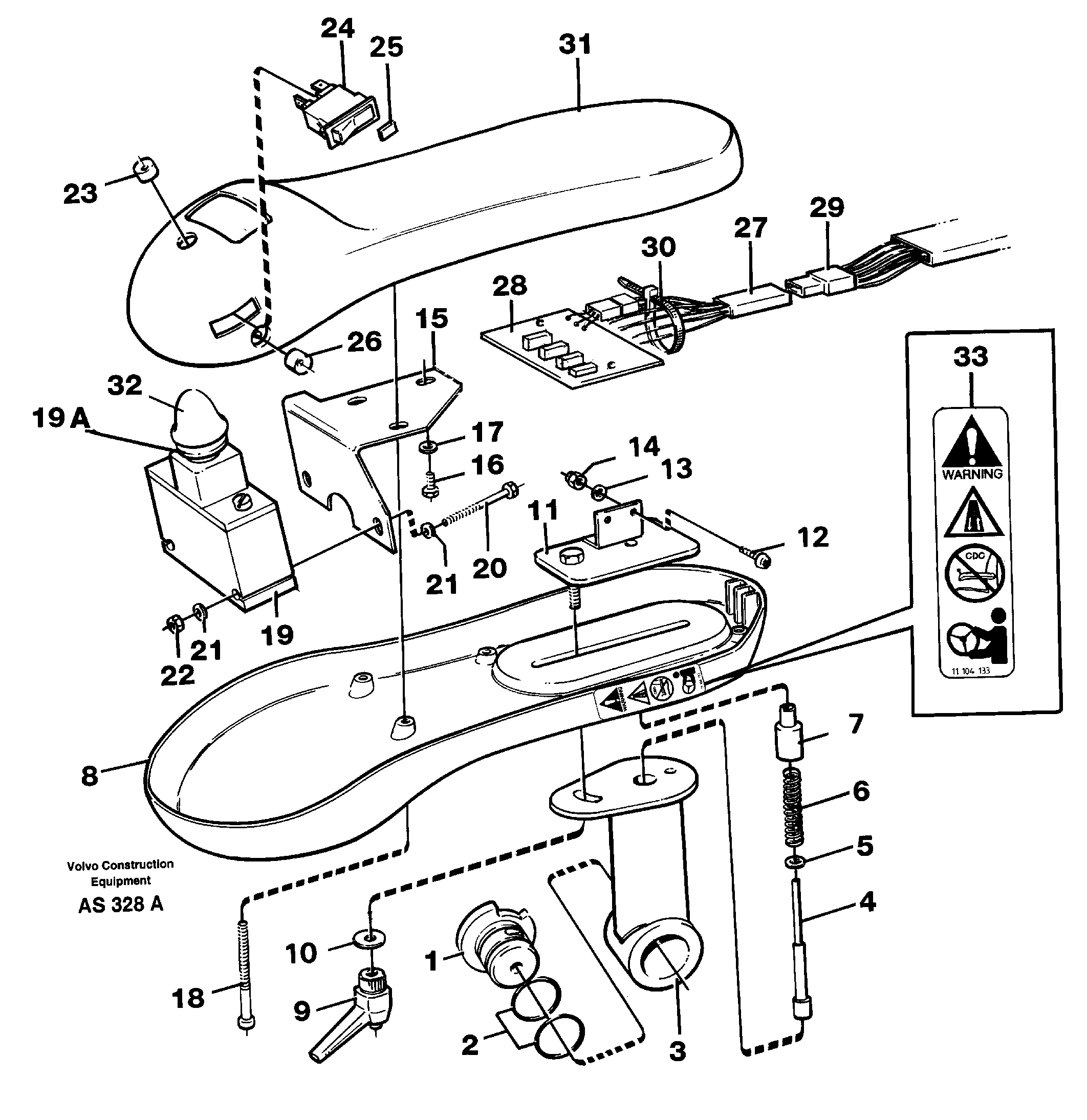 Armrest  94609 — volvo parts diagram