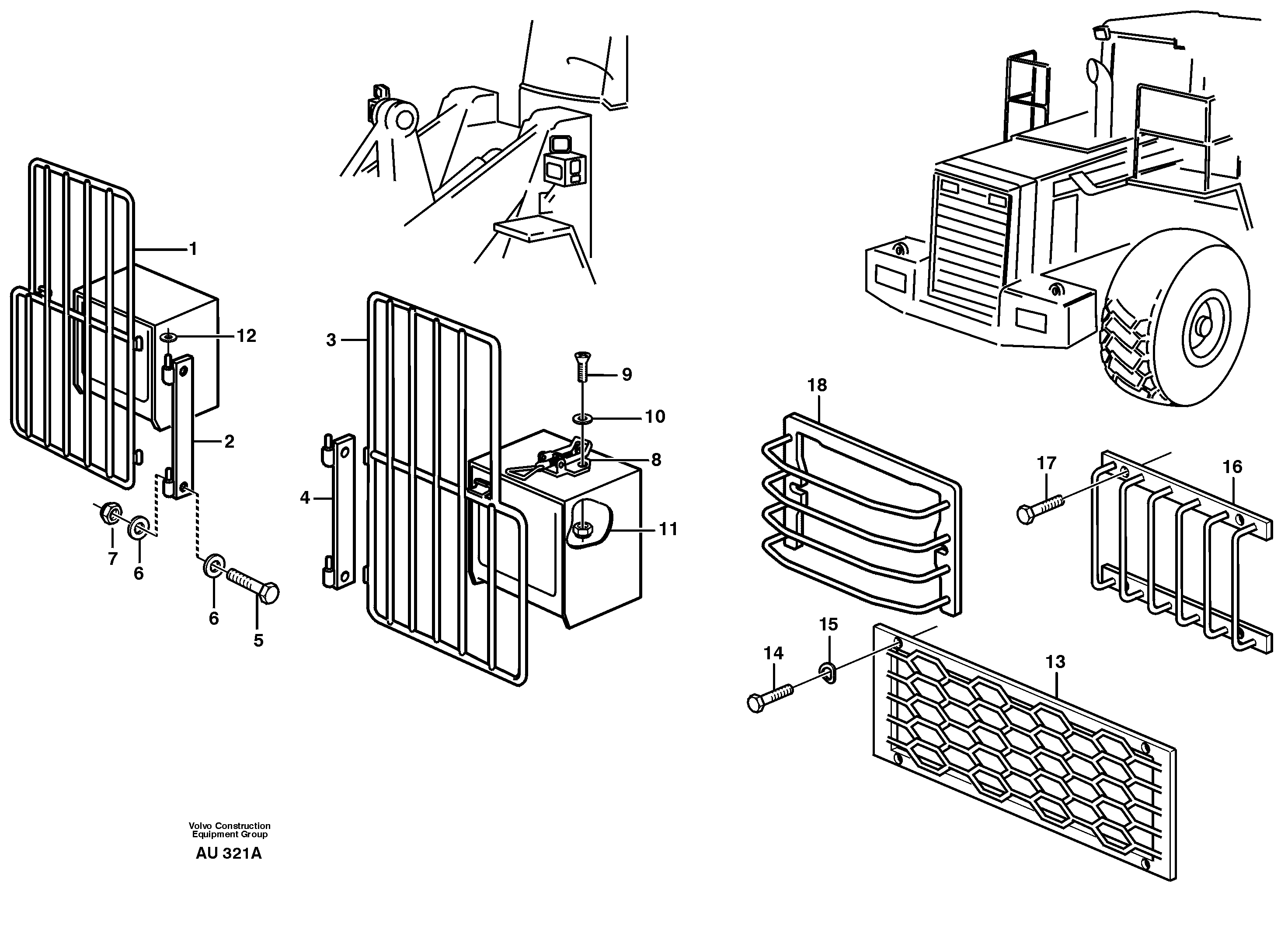 Protection for lighting — volvo parts diagram