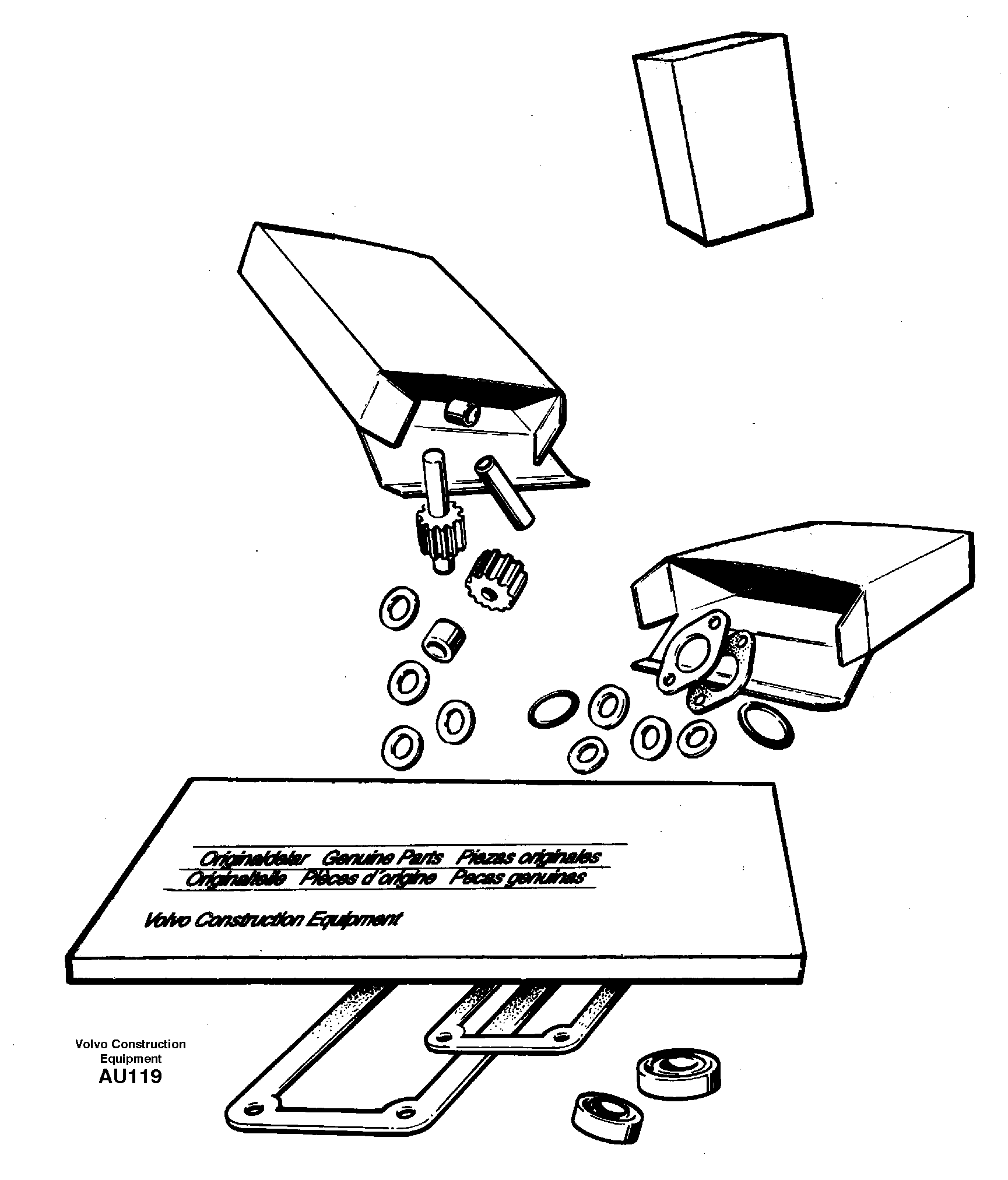 Repair kit for transmission — volvo parts diagram