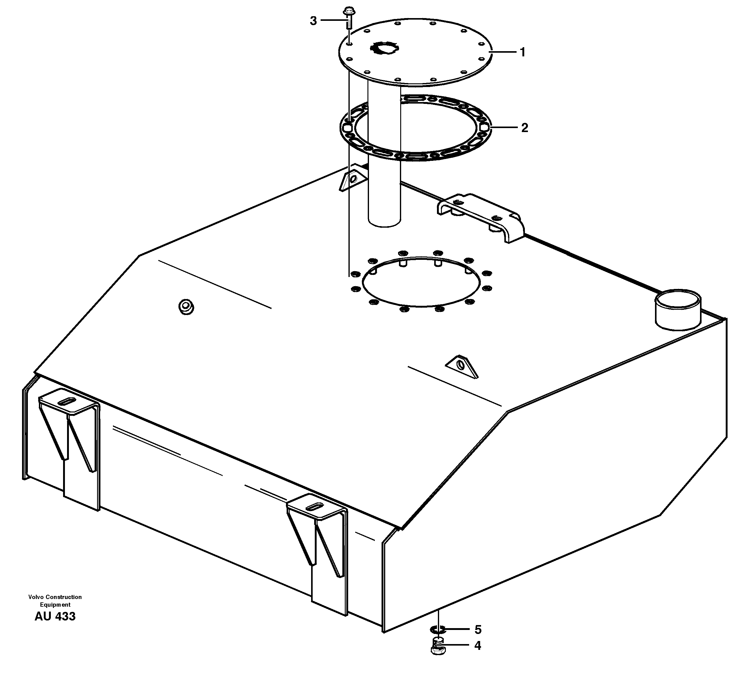 Fuel tank. — volvo parts diagram