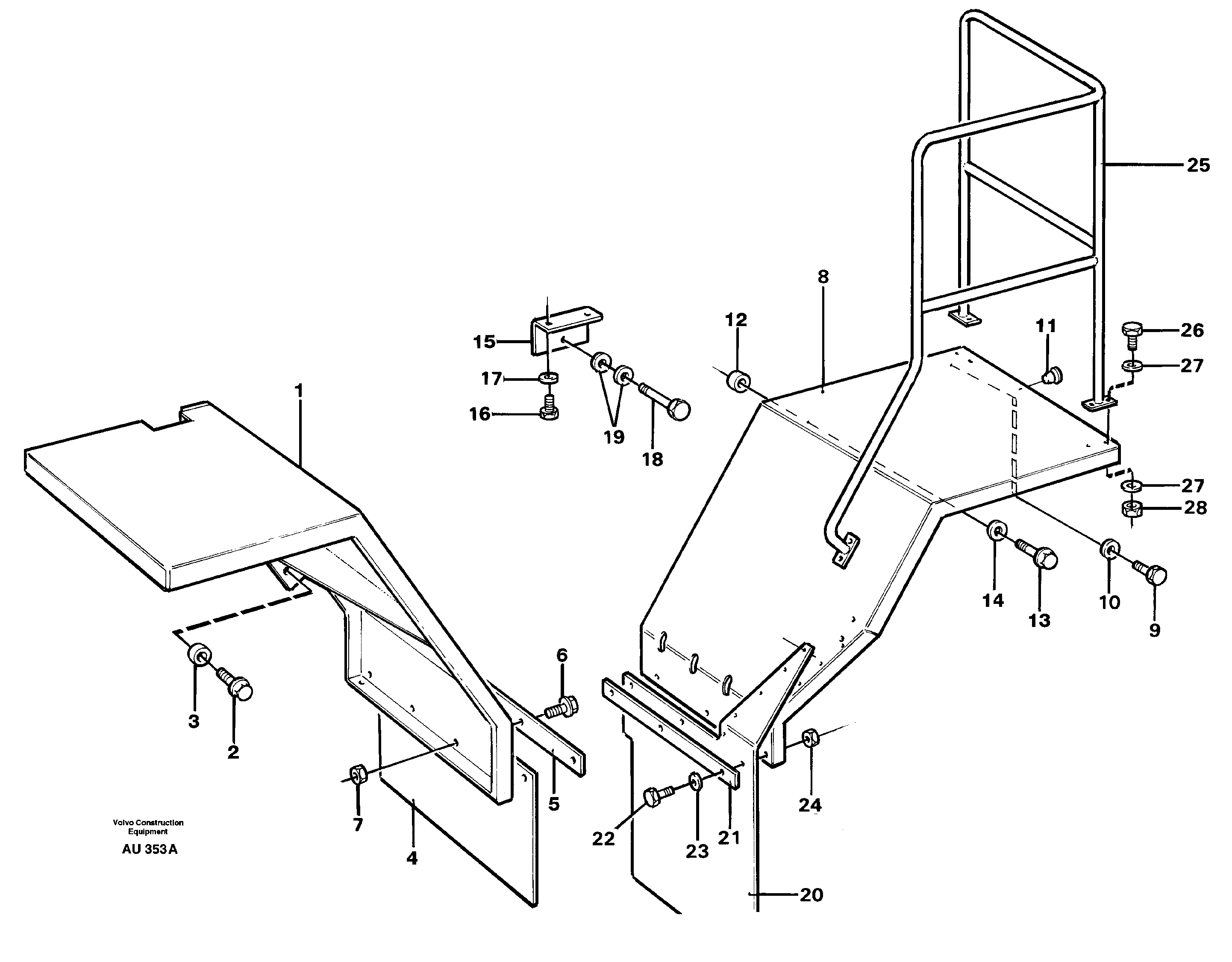 Fenders — volvo parts diagram