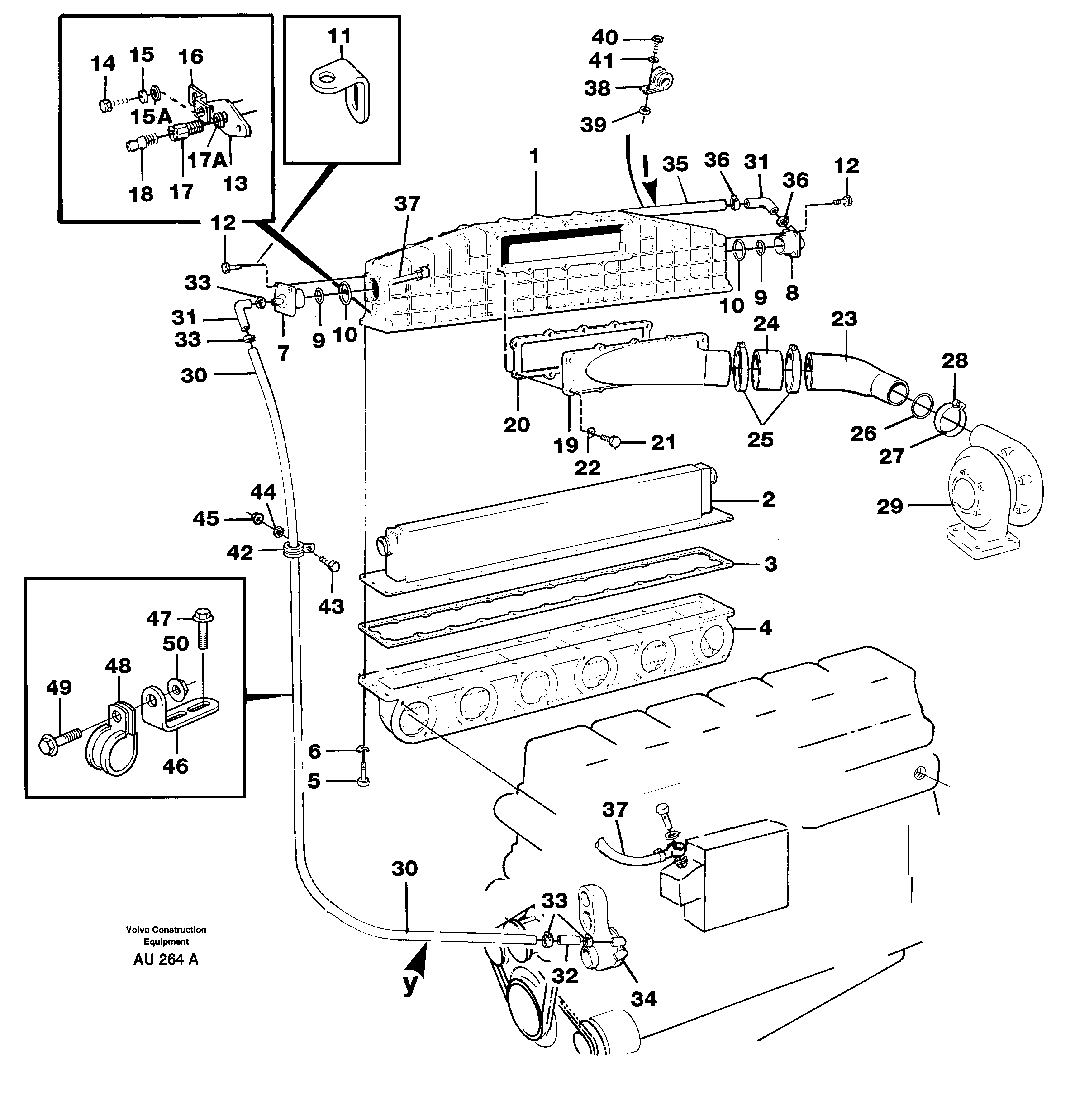 Intercooler. — volvo parts diagram