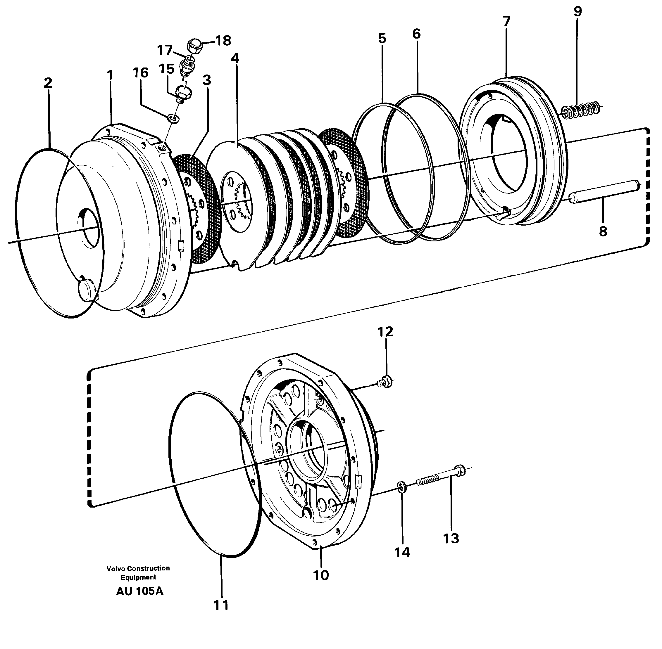 Parking brake — volvo parts diagram