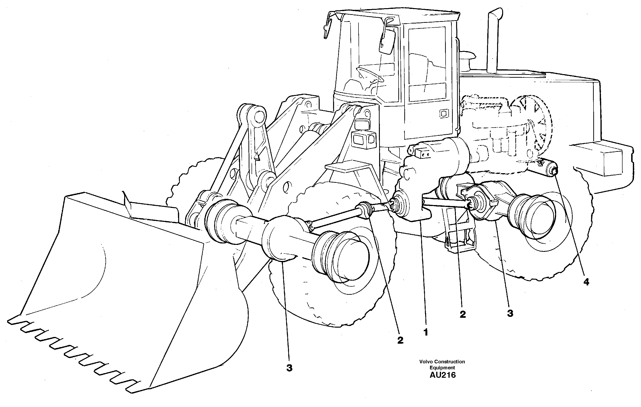 Power transmission — volvo parts diagram