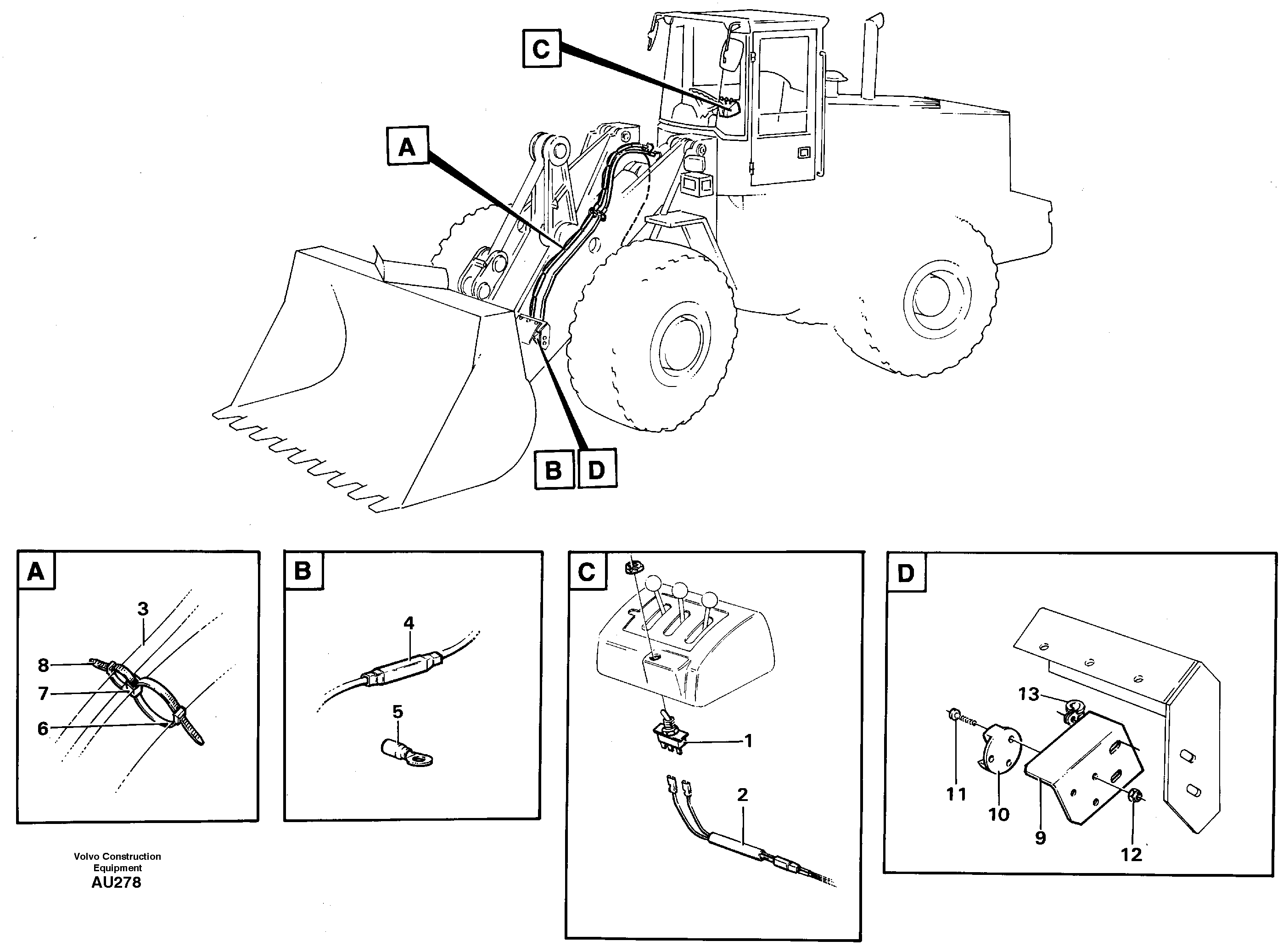 Electrical equipment, 4th function.  91974 — volvo parts diagram