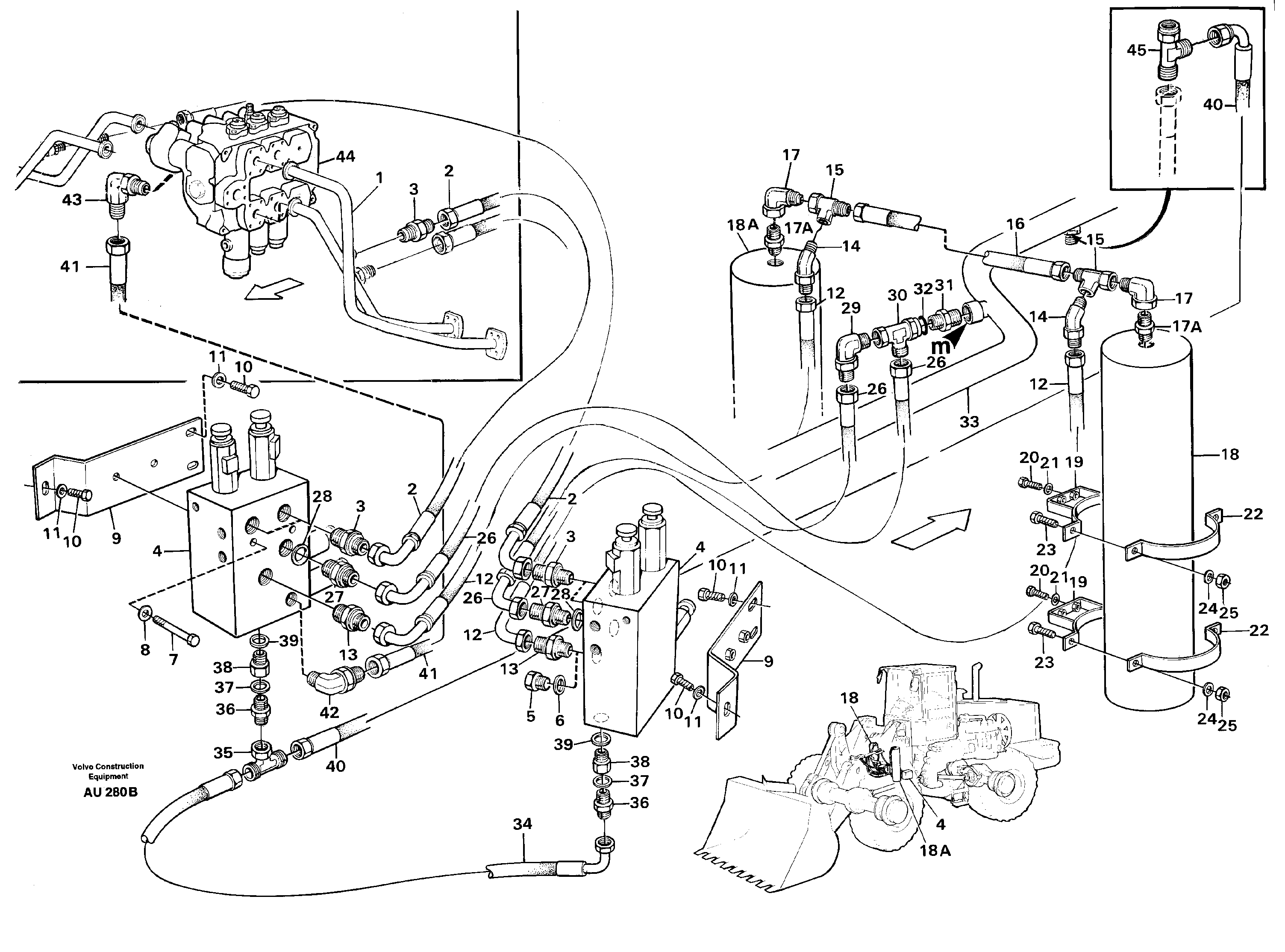 Boom suspension system  94601,  80216 — volvo parts diagram