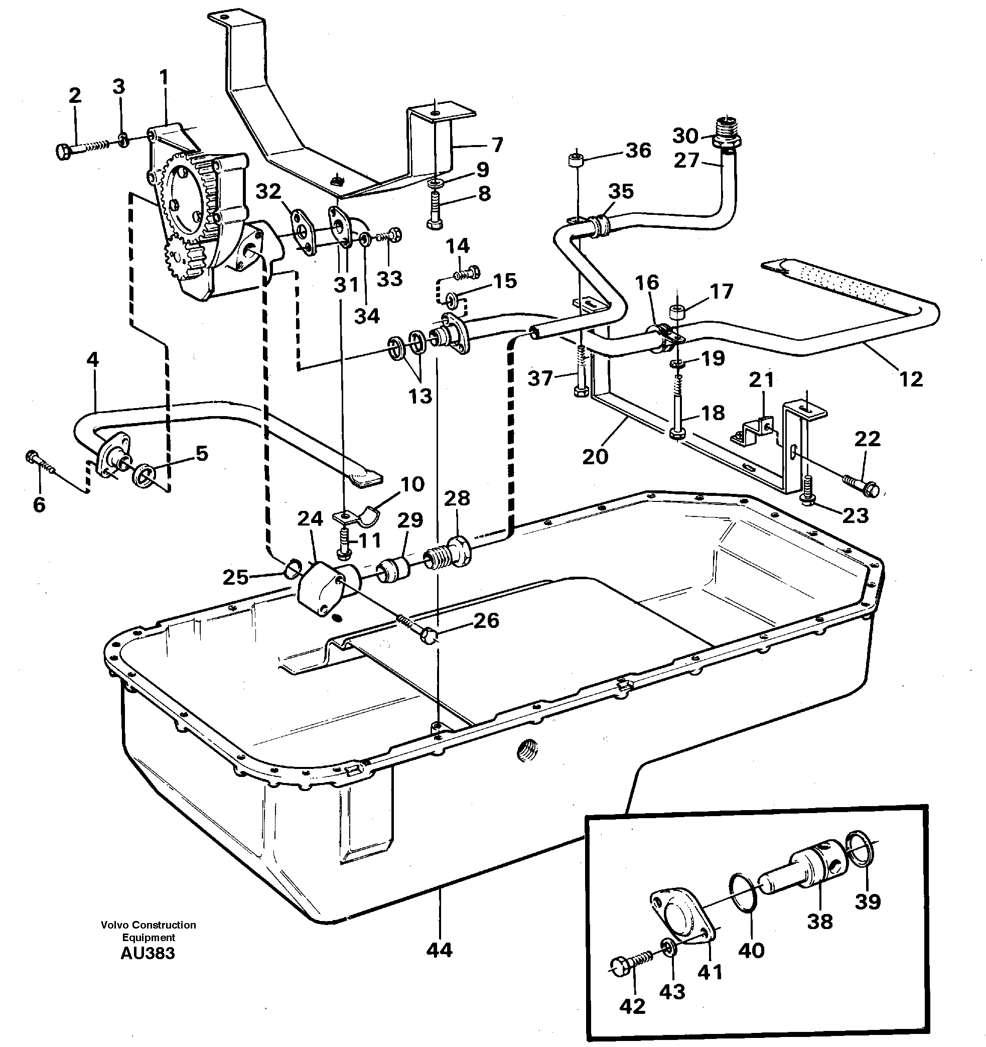 Lubricating system. — volvo parts diagram