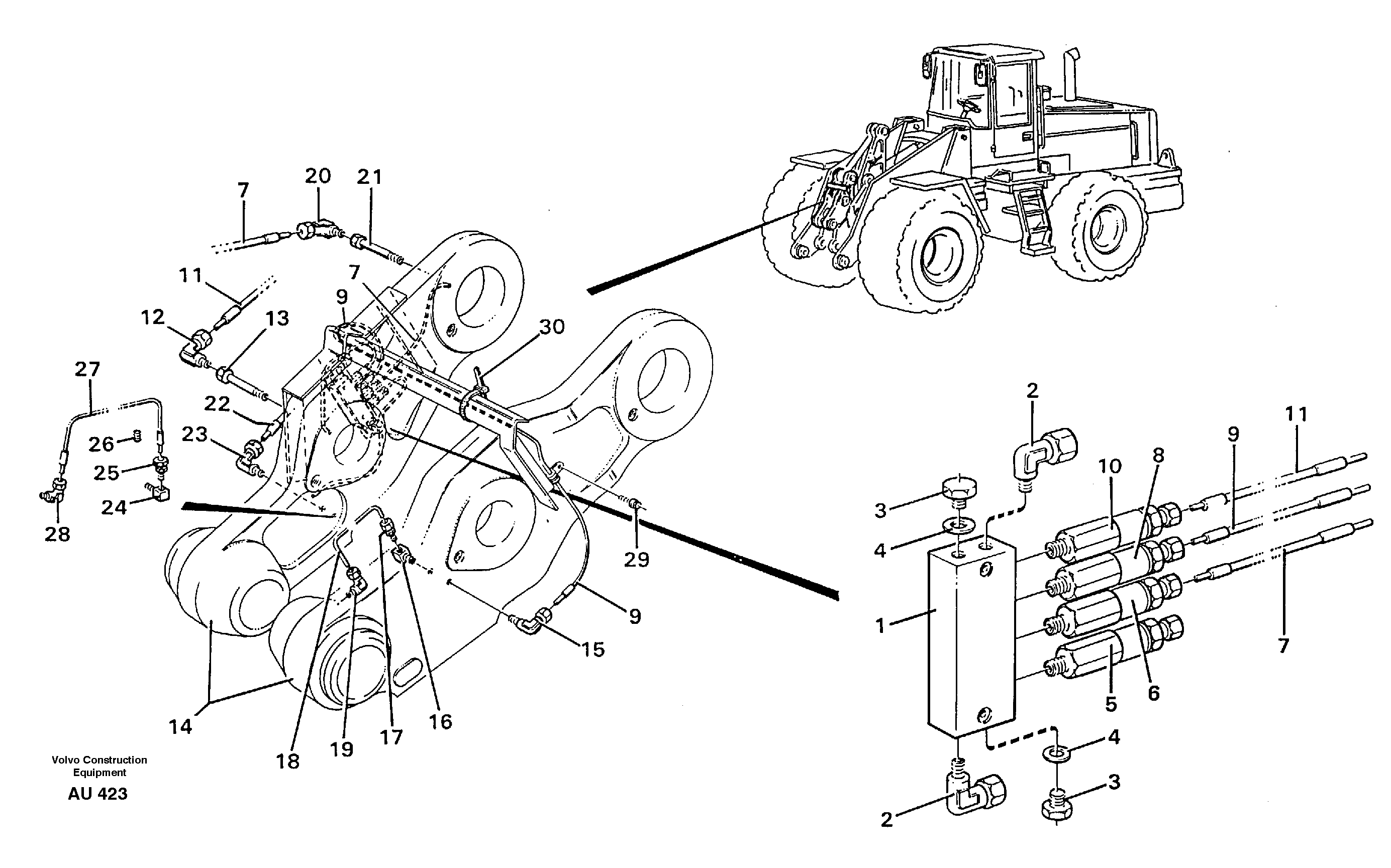 Distribution block, B5. 94803 — volvo parts diagram