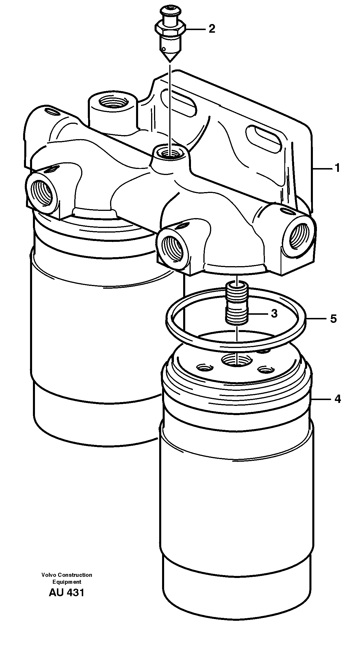 Fuel filter  ENG 297189 - — volvo parts diagram