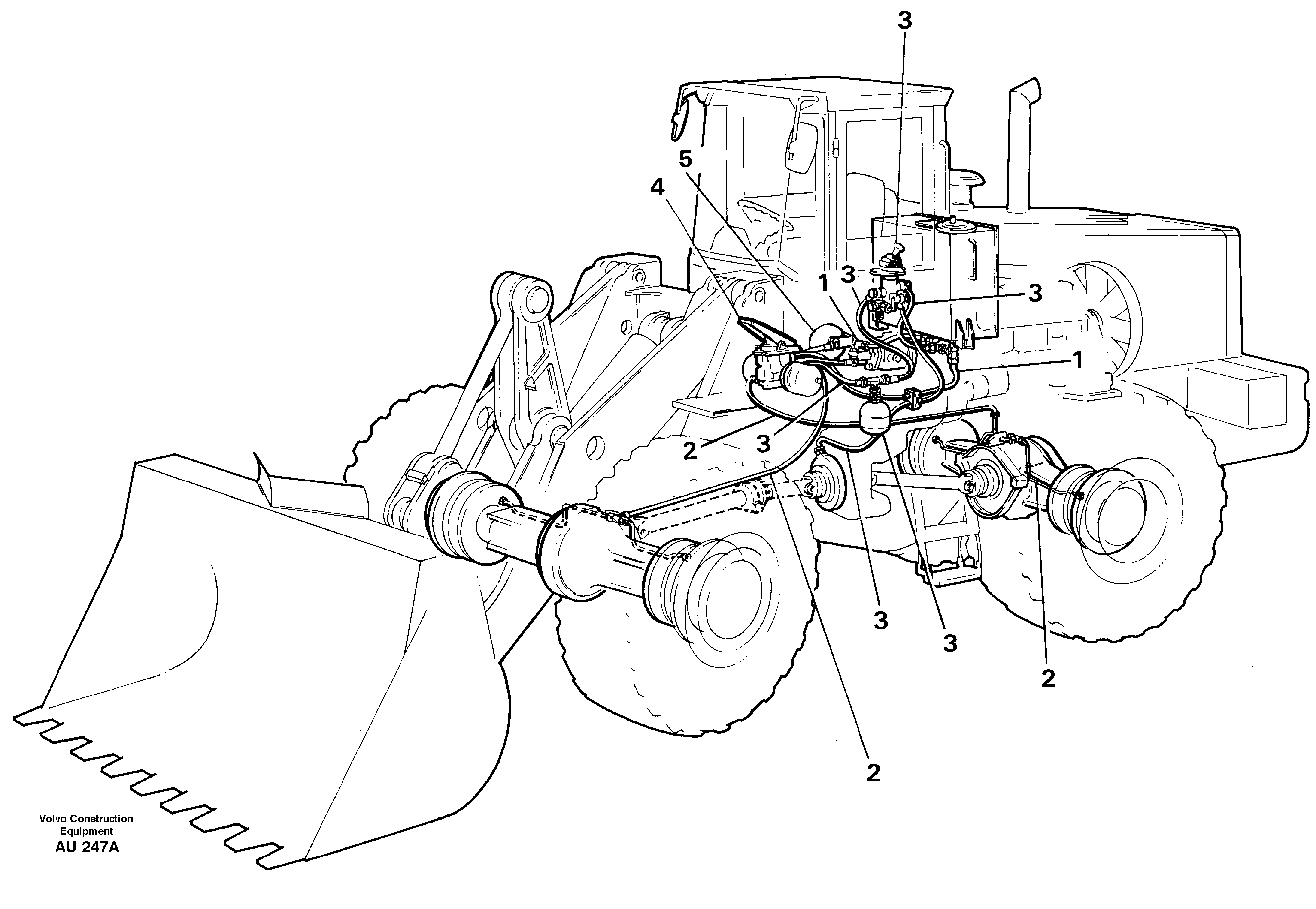 Brake system — volvo parts diagram