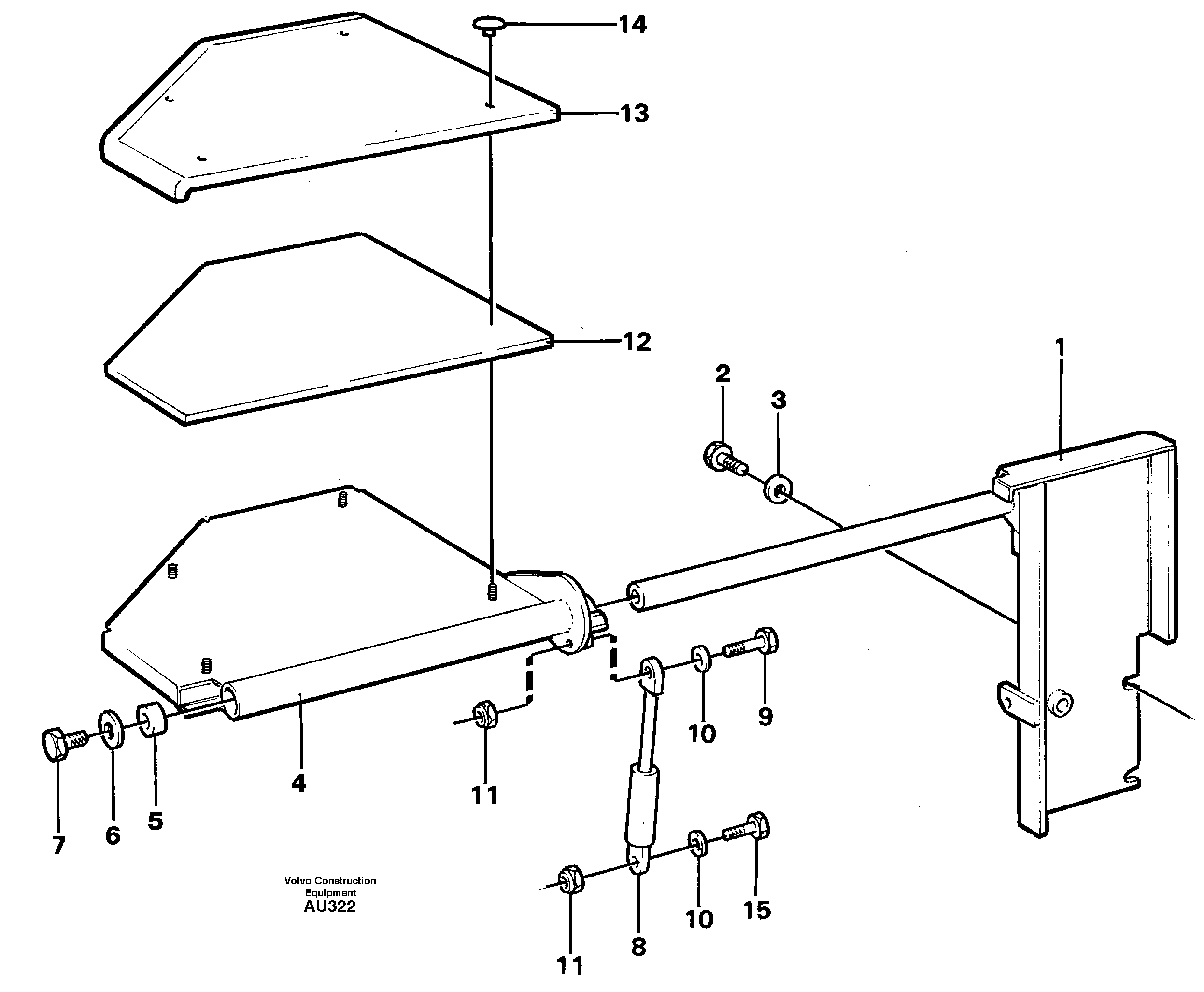 Instructor's seat  91988 — volvo parts diagram