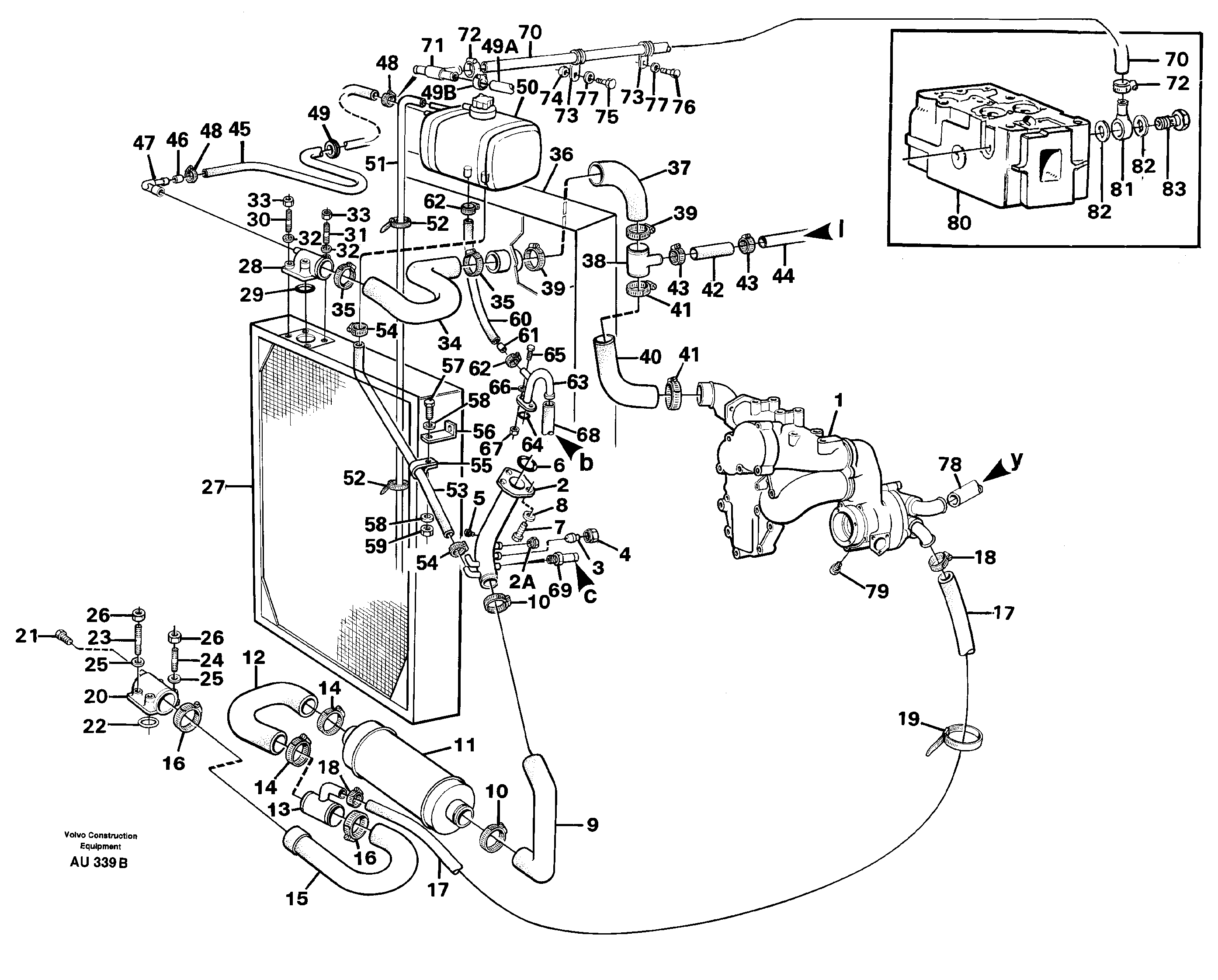 Cooling system. — volvo parts diagram