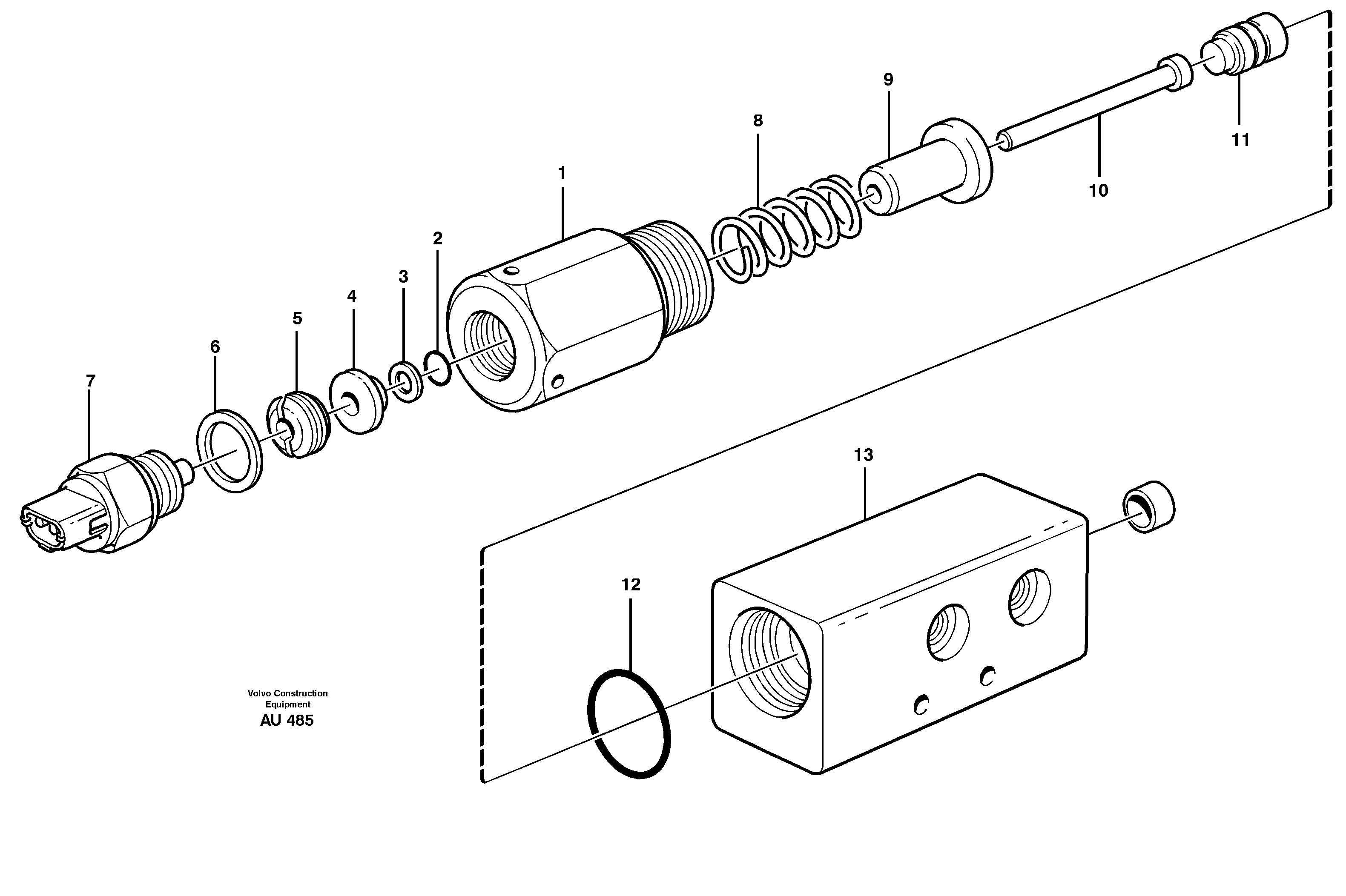 Pressure monitor  93839 — volvo parts diagram