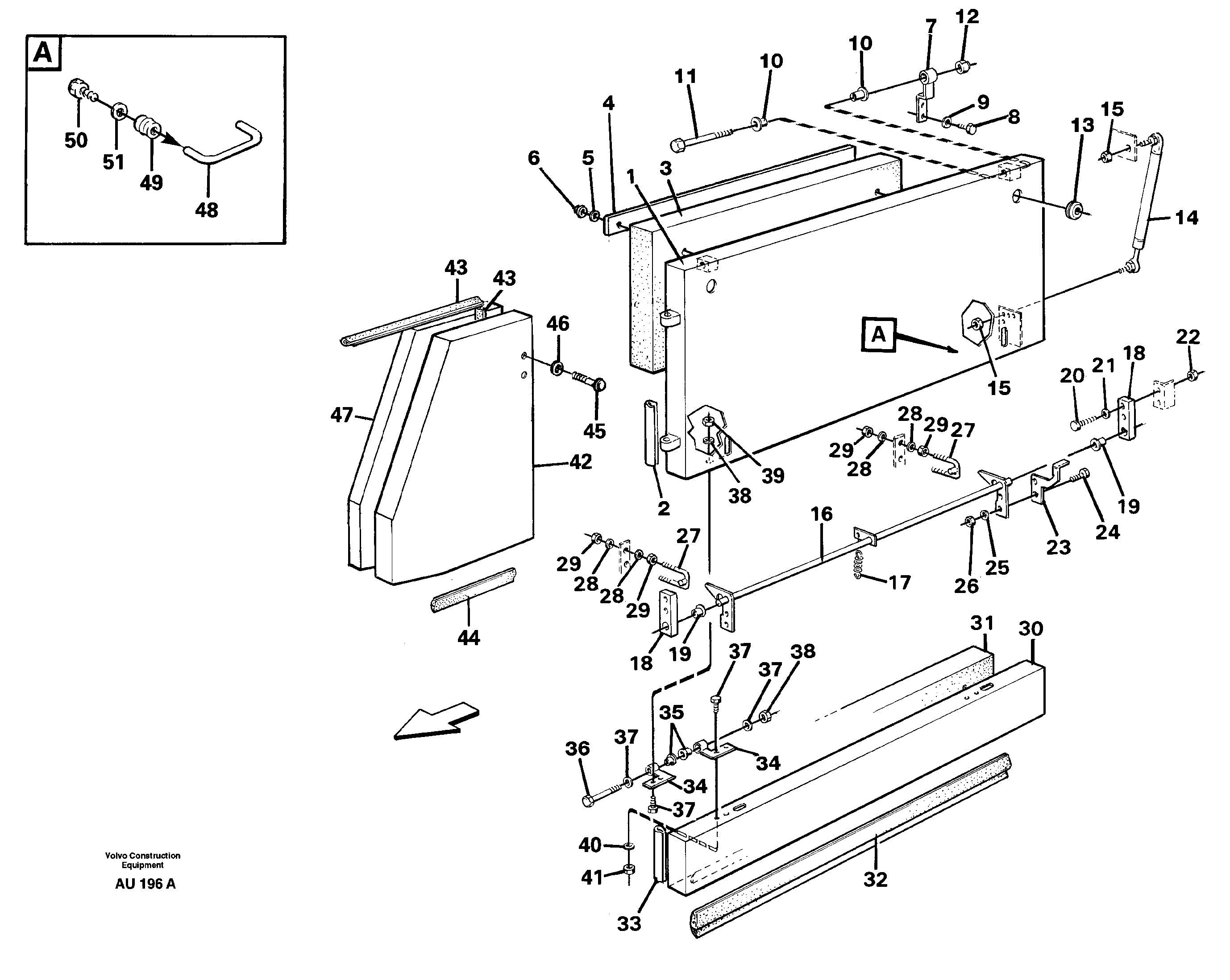 Side hatches — volvo parts diagram